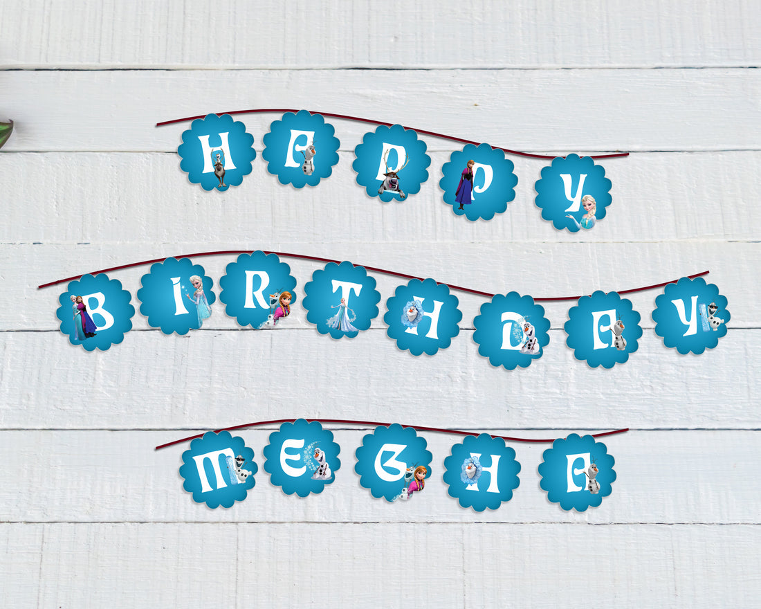 Frozen Theme Personalized Hanging
