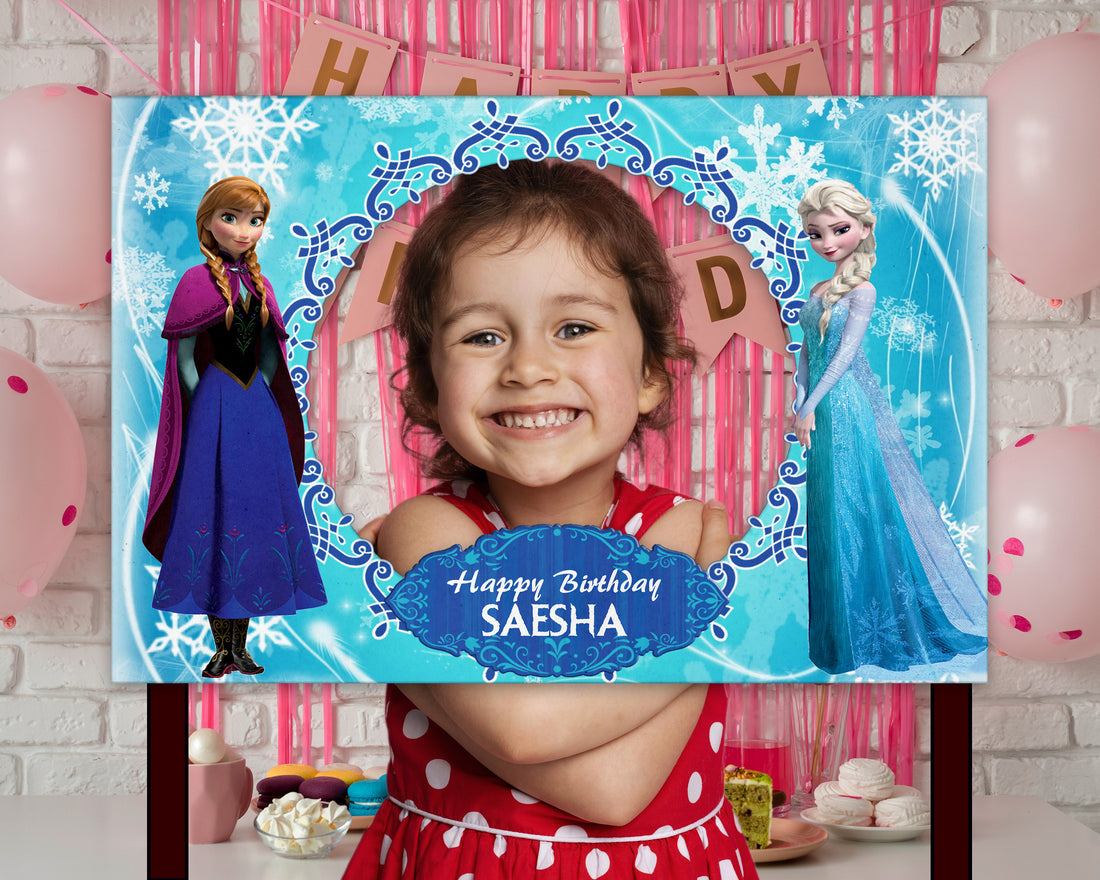 Frozen Theme Personalized Photobooth