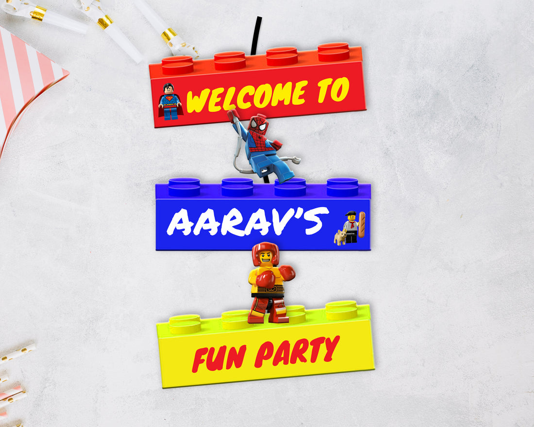 Lego Theme Door Poster