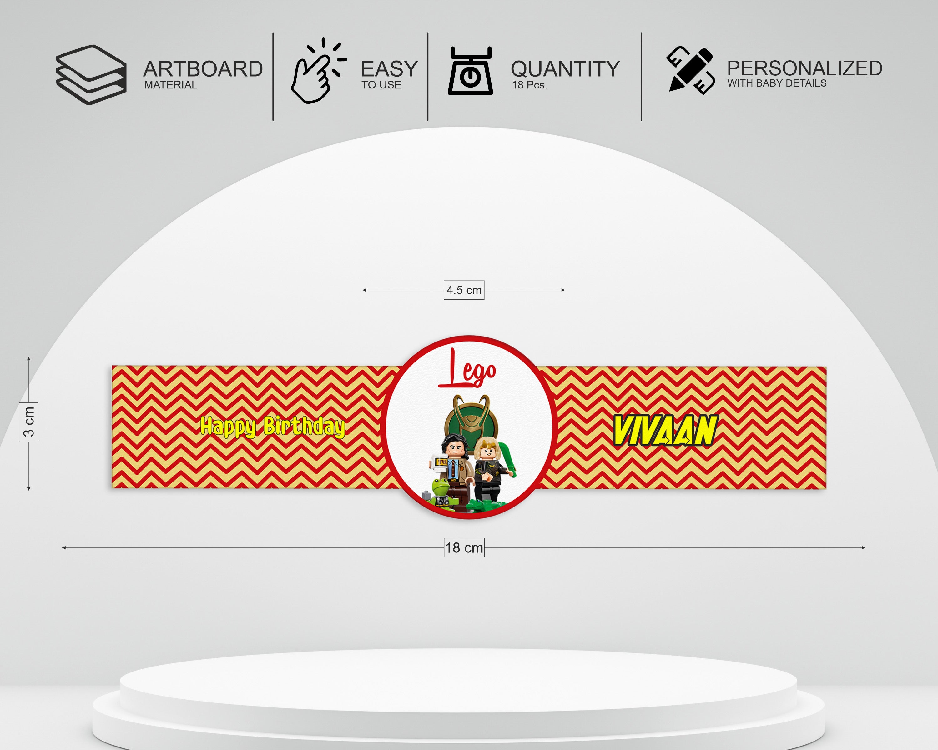 Lego Theme Hand Band