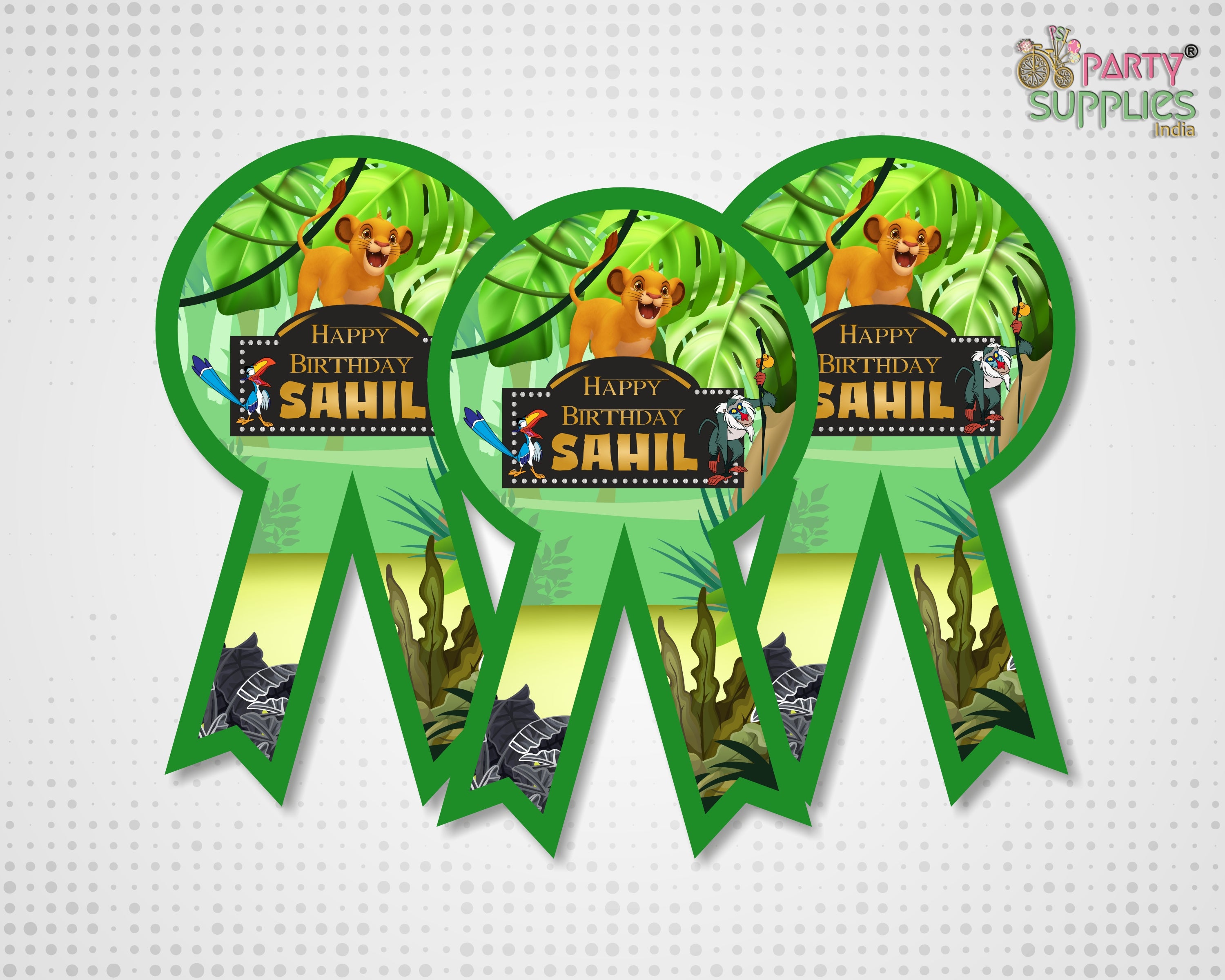 Lion King Theme Badges