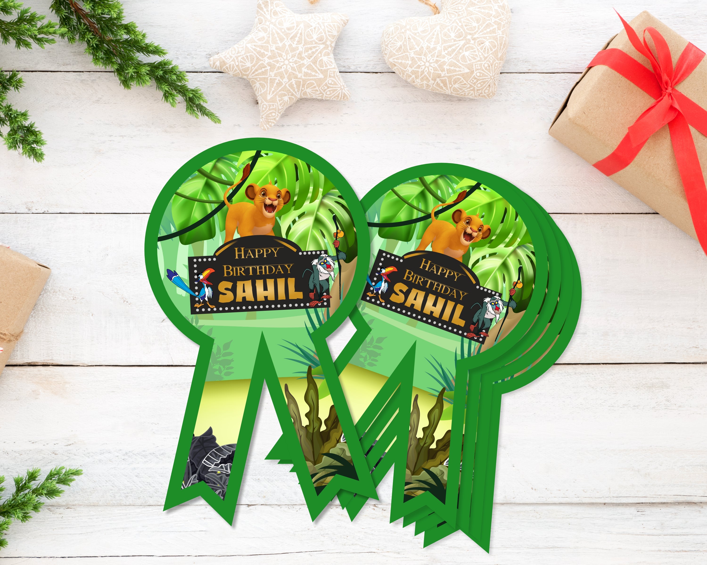 Lion King Theme Badges