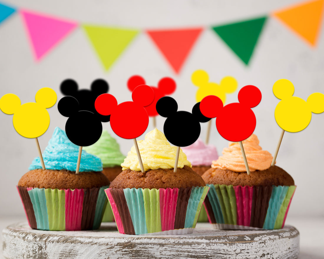 Mickey Mouse Cup Cake Topper