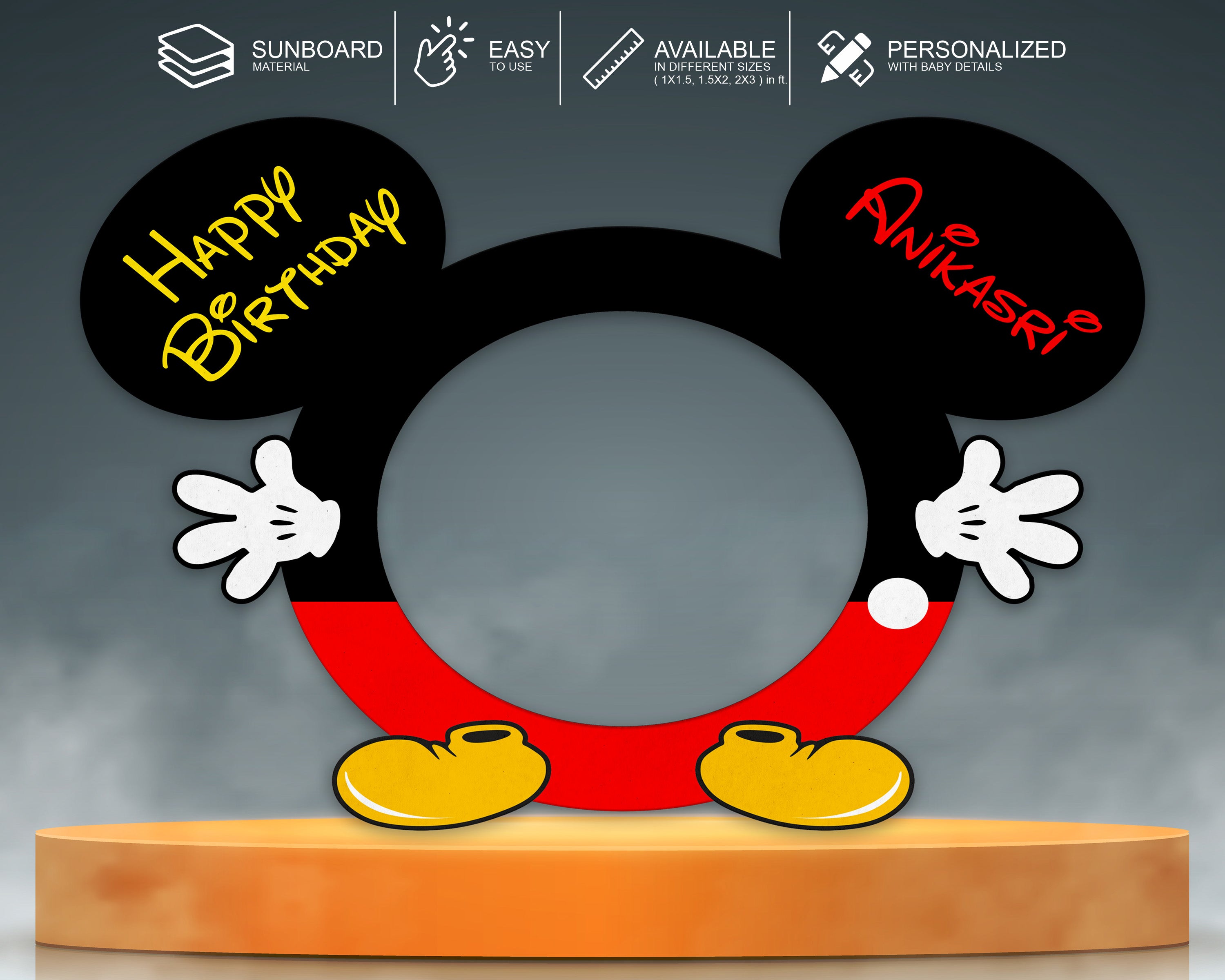 Mickey Mouse Customized Photobooth