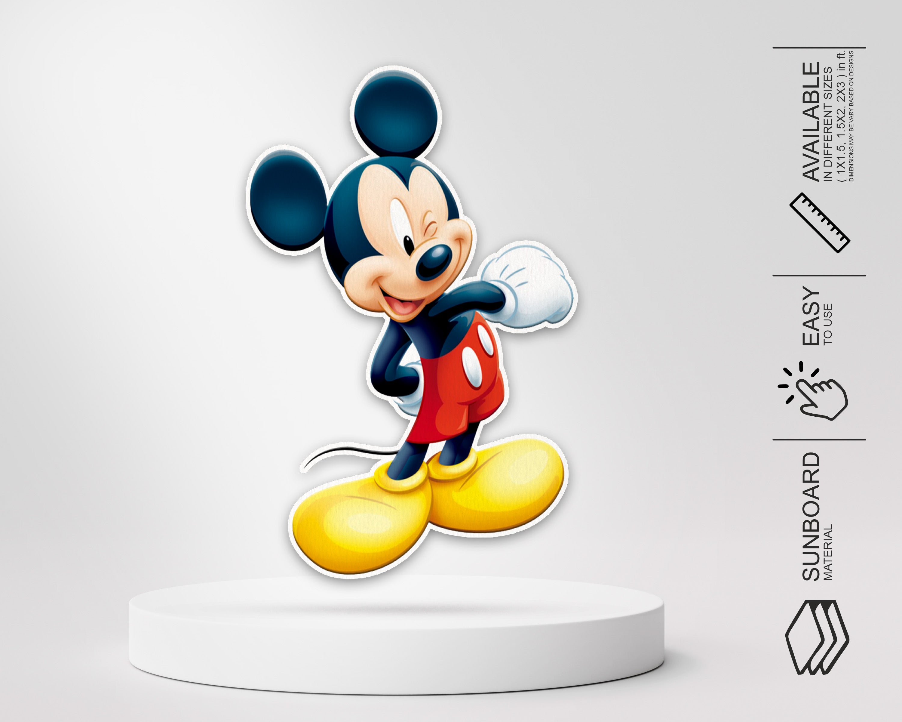 Mickey Mouse Cutout MKY-01
