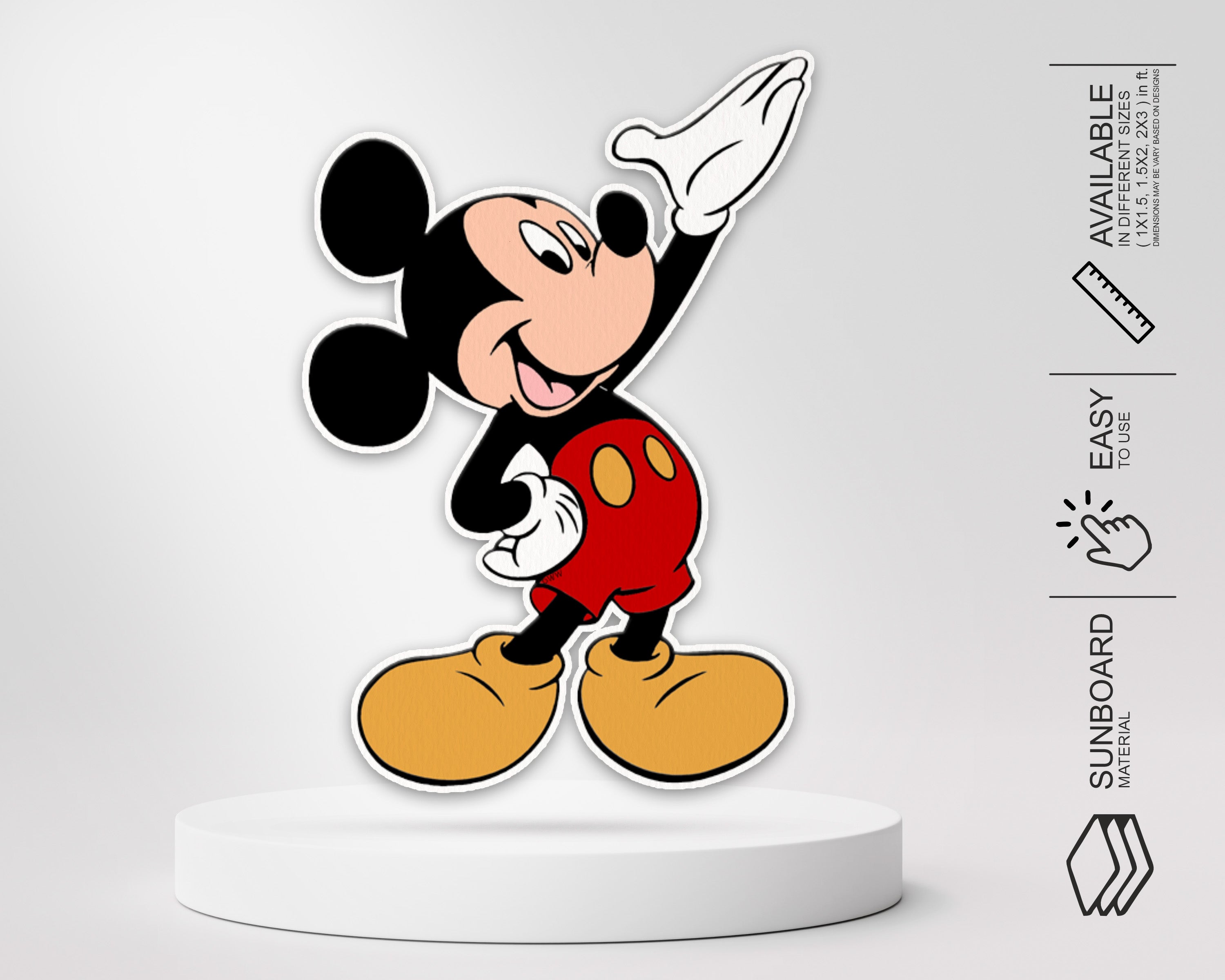 Mickey Mouse Cutout MKY-03