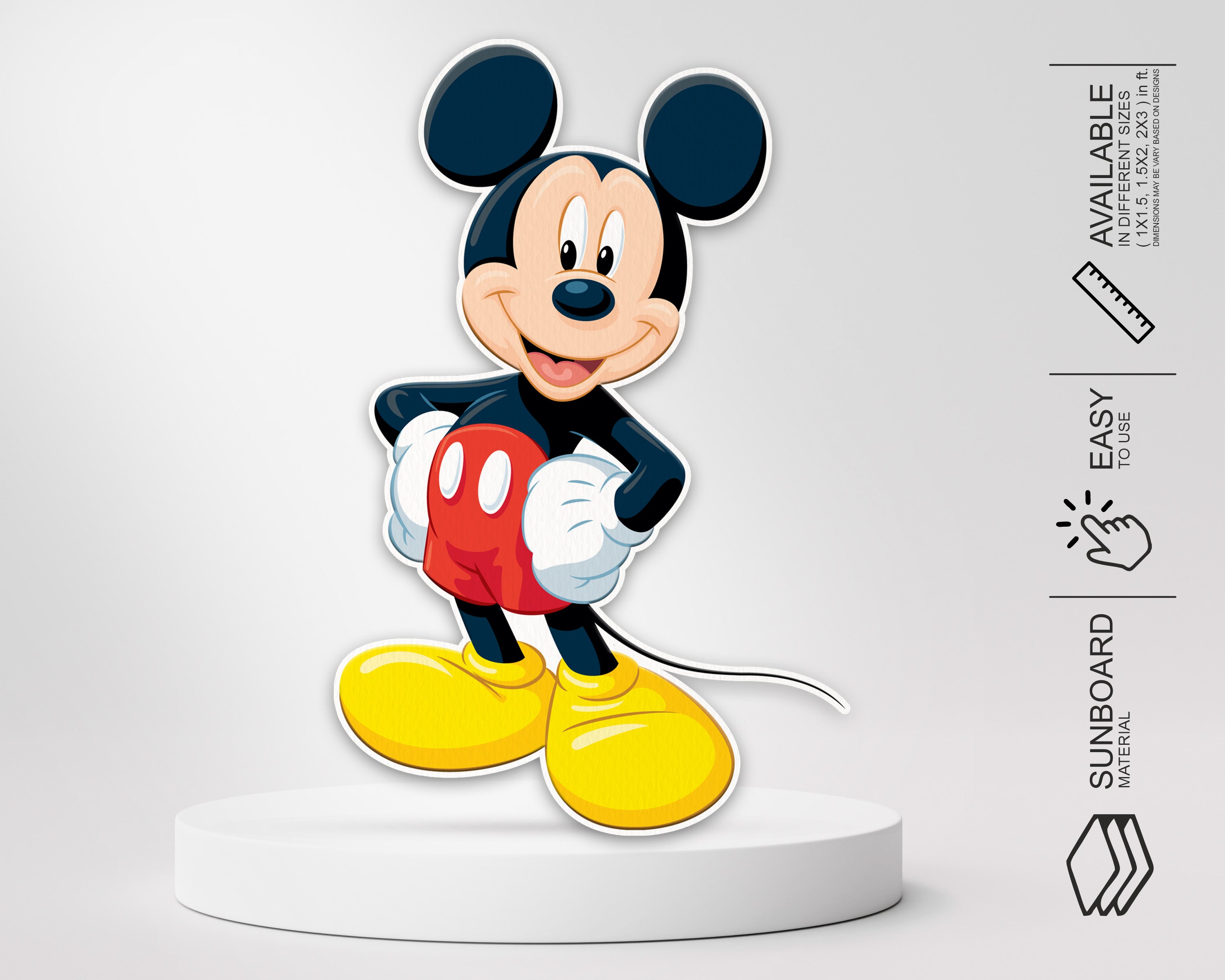 Mickey Mouse Cutout MKY-04