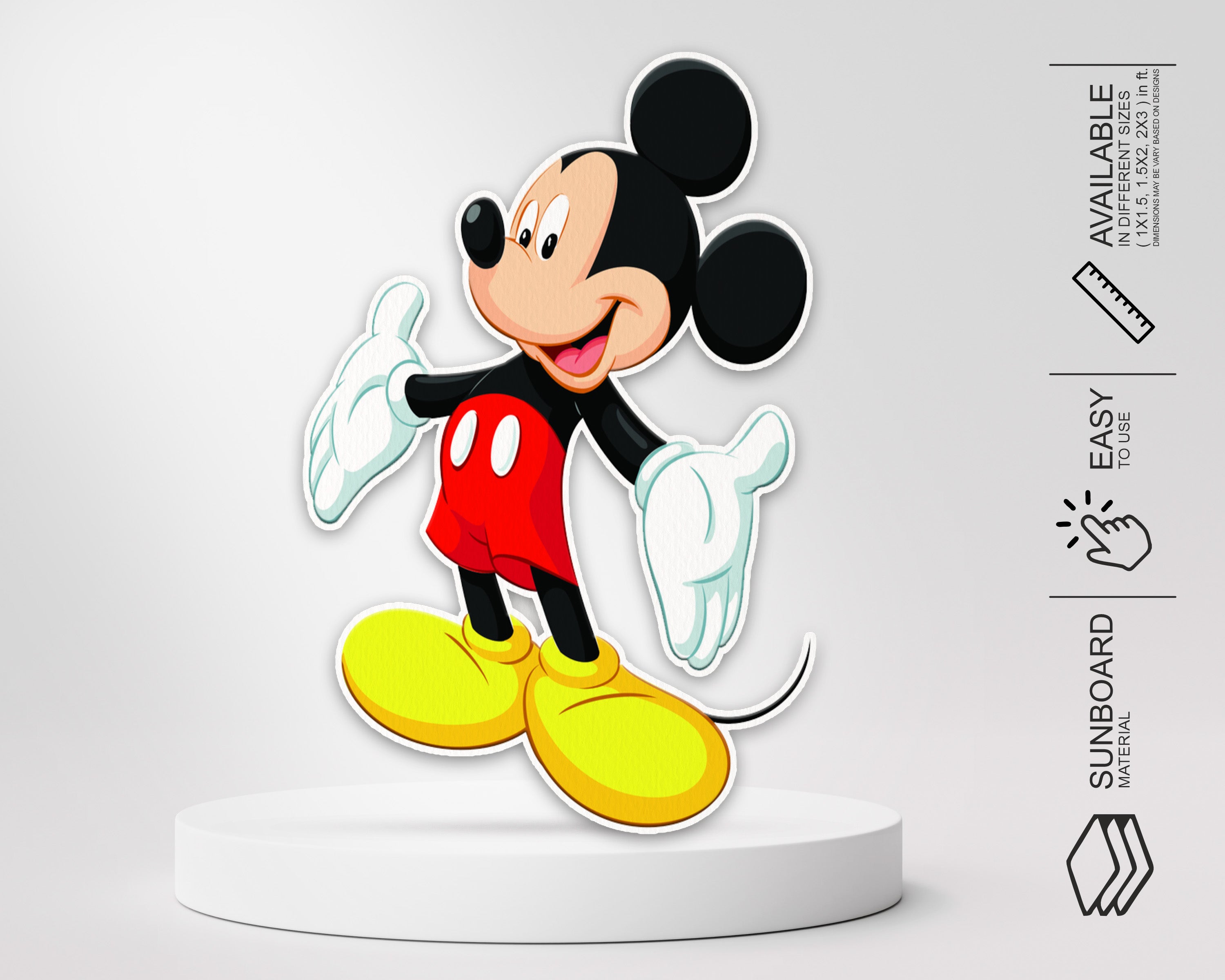 Mickey Mouse Cutout MKY-07