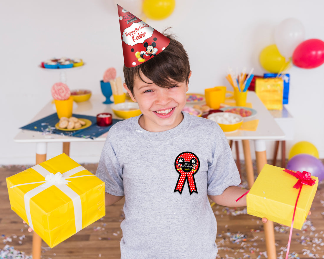 Mickey Mouse Theme Badges