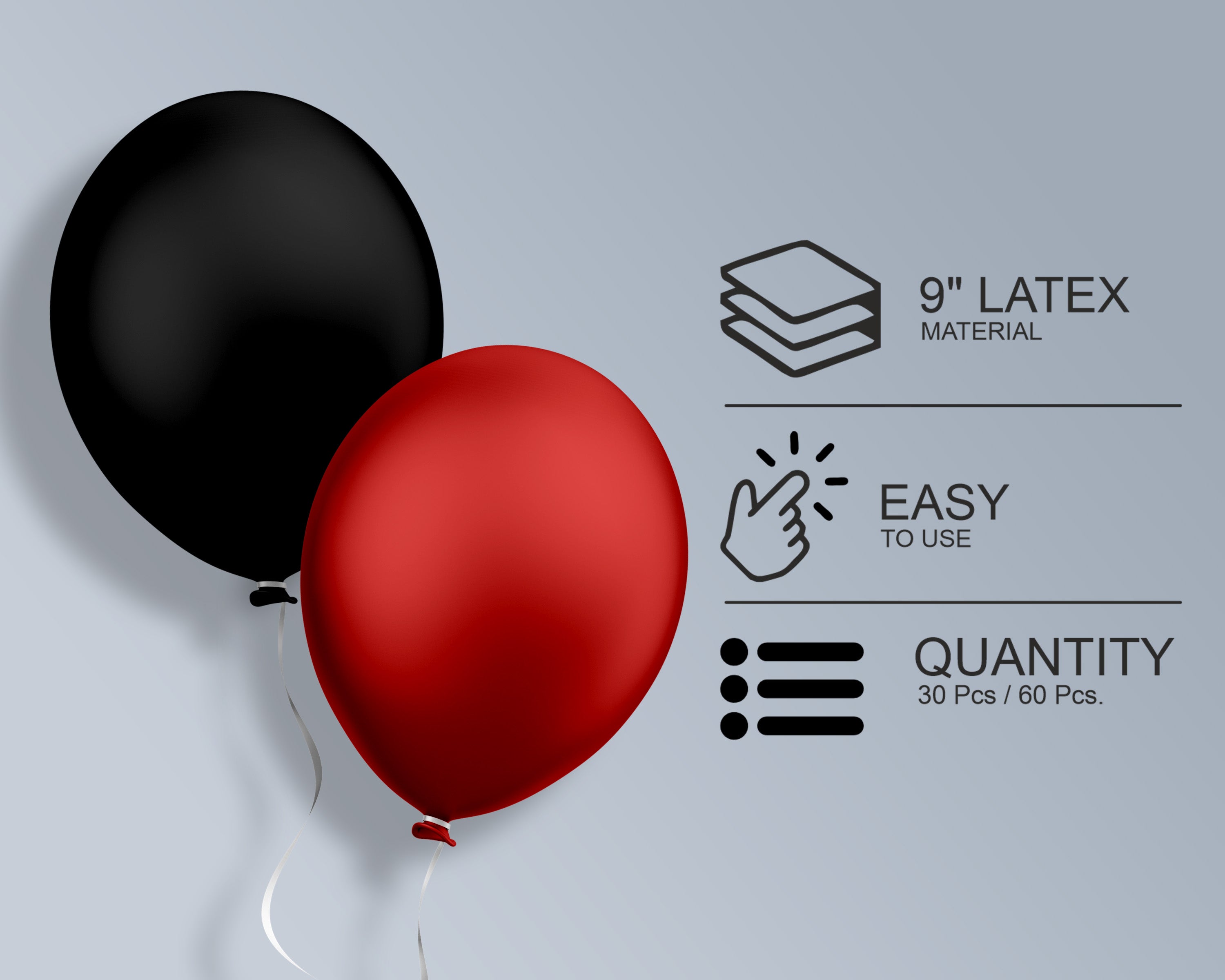 Mickey Mouse Theme Colour 60 Pcs Balloons