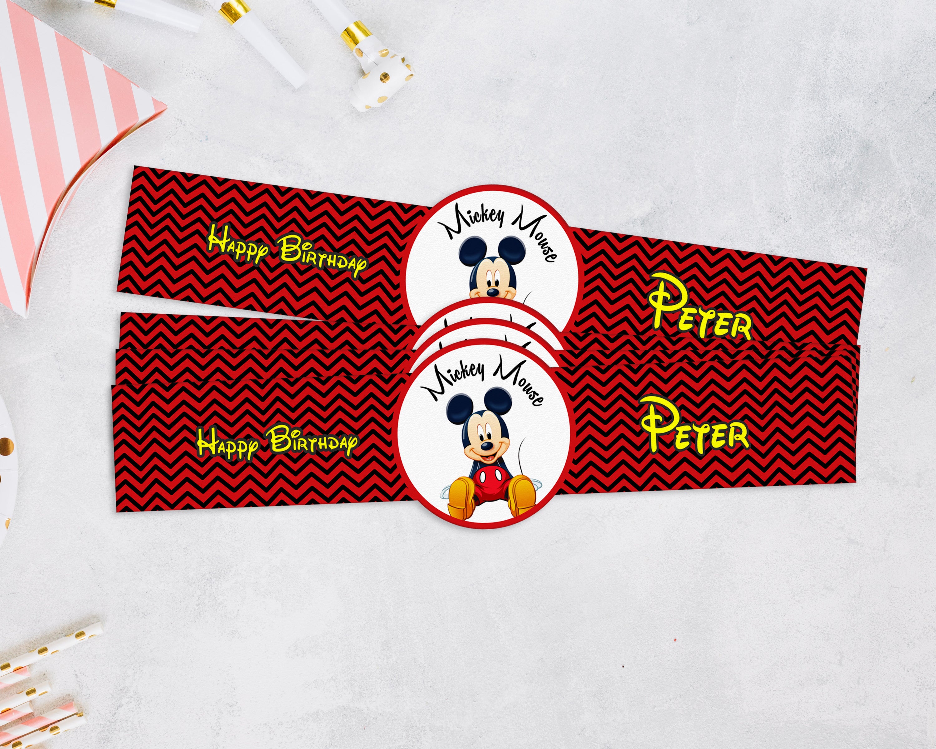 Mickey Mouse Theme Hand Band