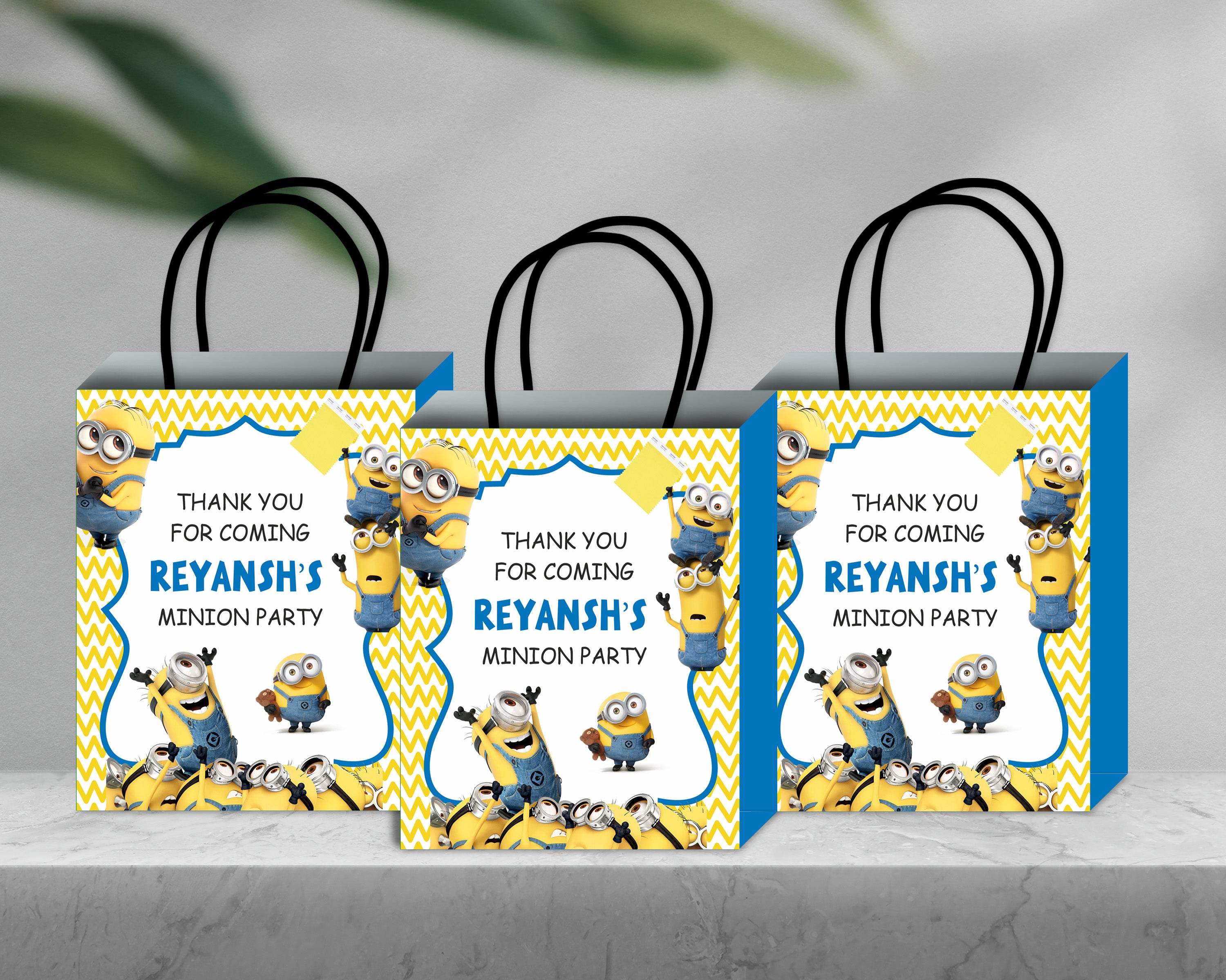 Minions Theme Return Gift Bag