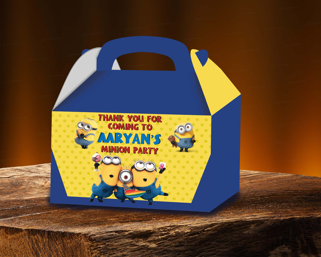 Minion Theme Goodie Return Gift Boxes
