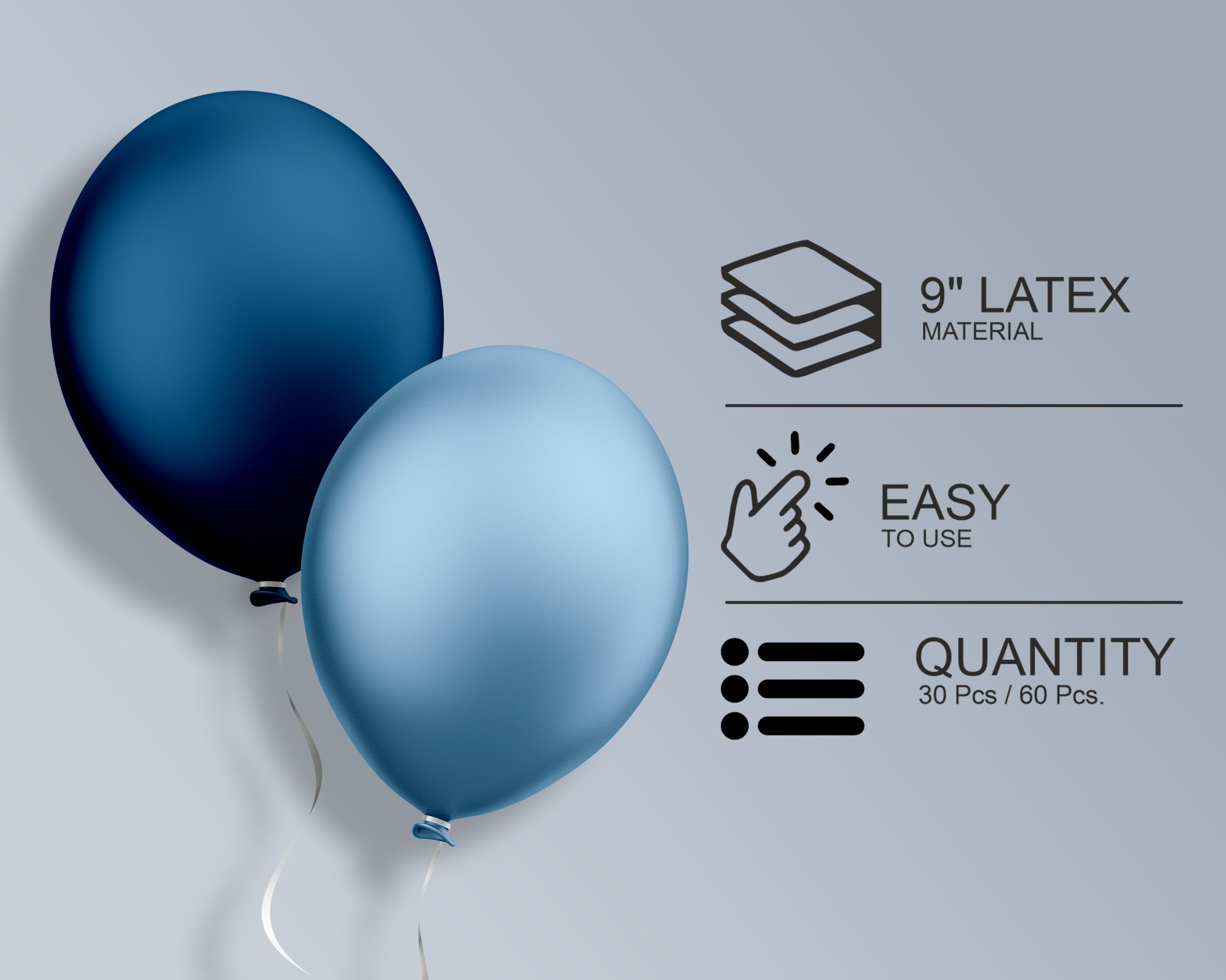 Moana Theme Colour 60 Pcs Balloons