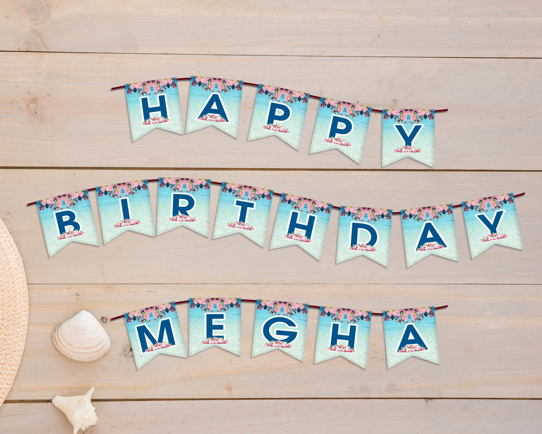Moana Theme Personalized with Name Hanging