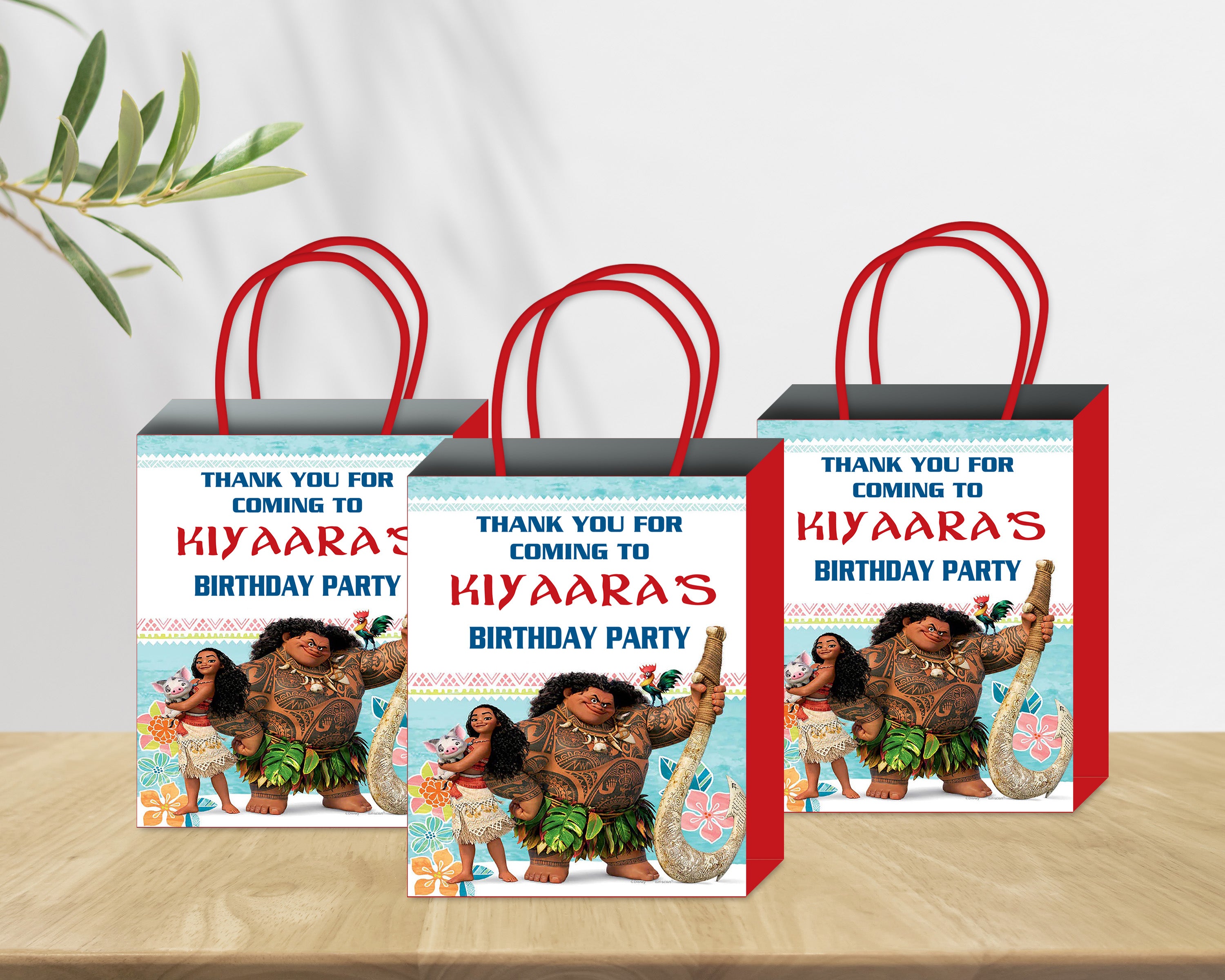 Moana Theme Return Gift Bag