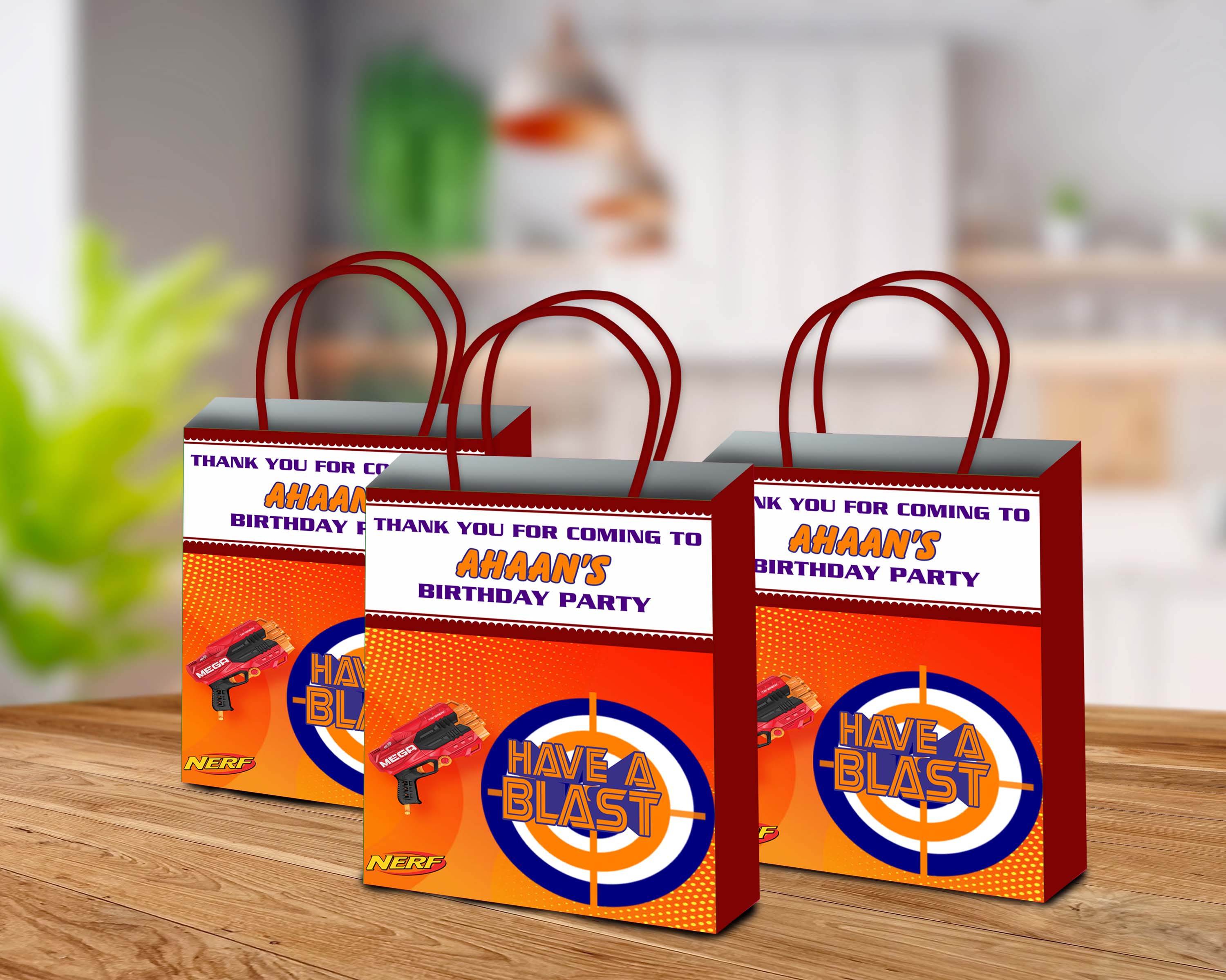 Nerf Theme Return Gift Bag