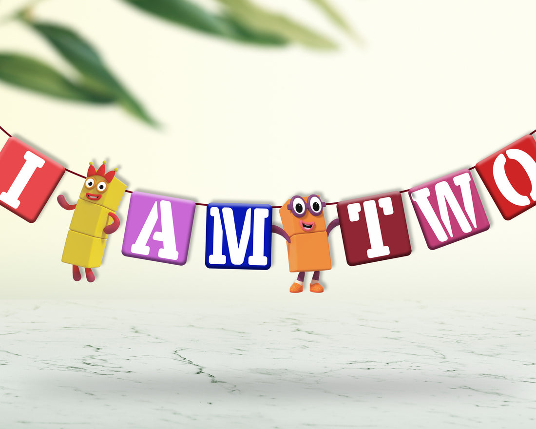 Number Blocks Theme Age Hanging