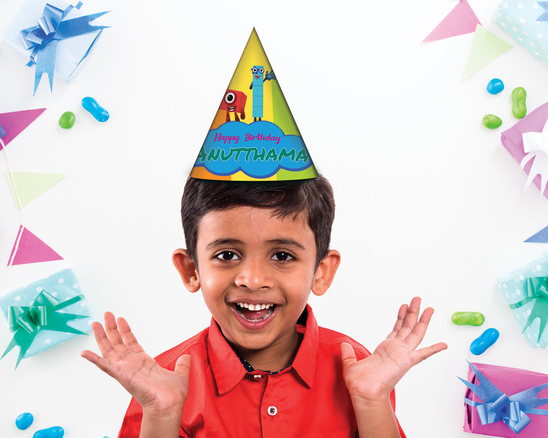 Number Blocks Theme Customized Hat