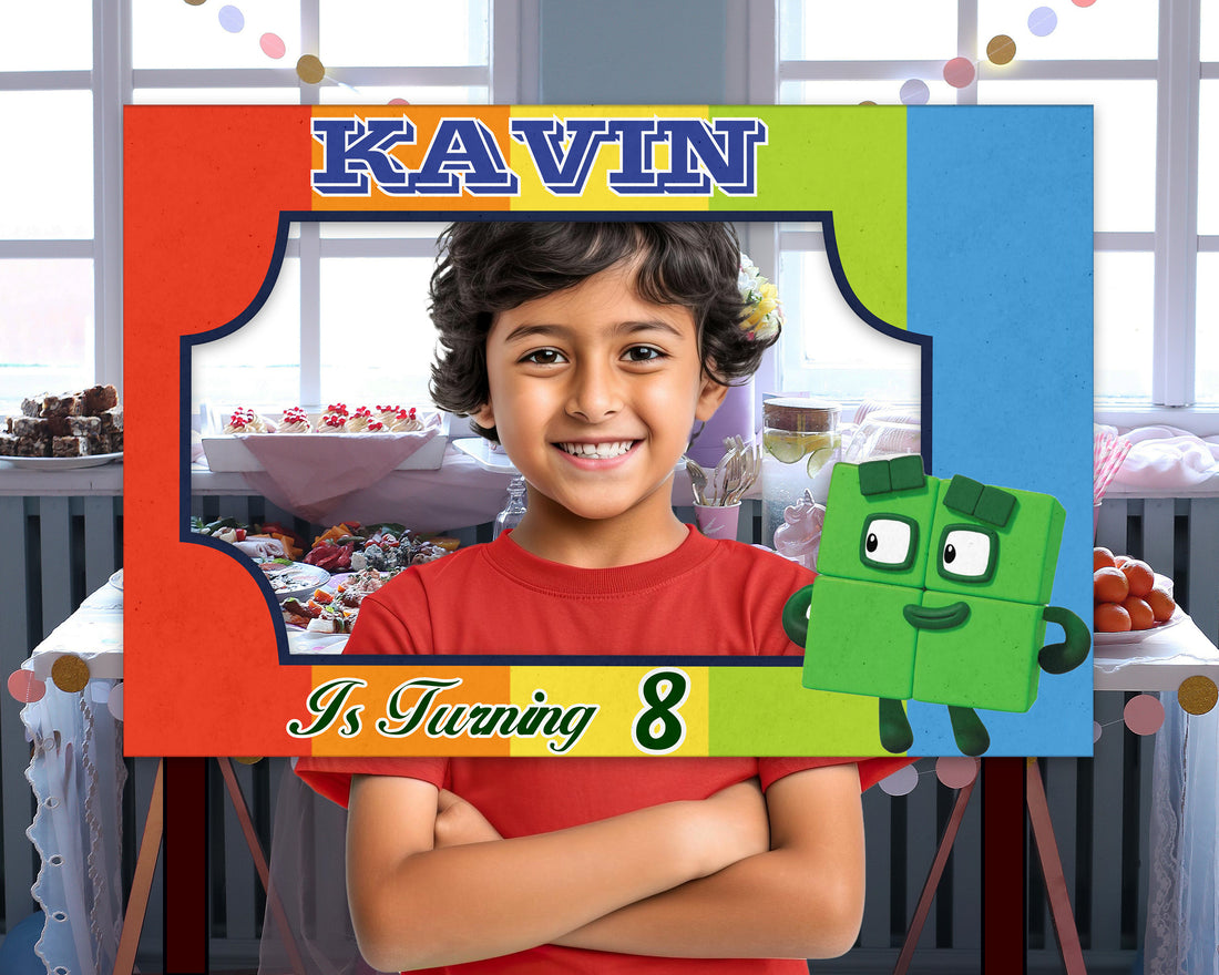 Number Blocks Theme Customized PhotoBooth