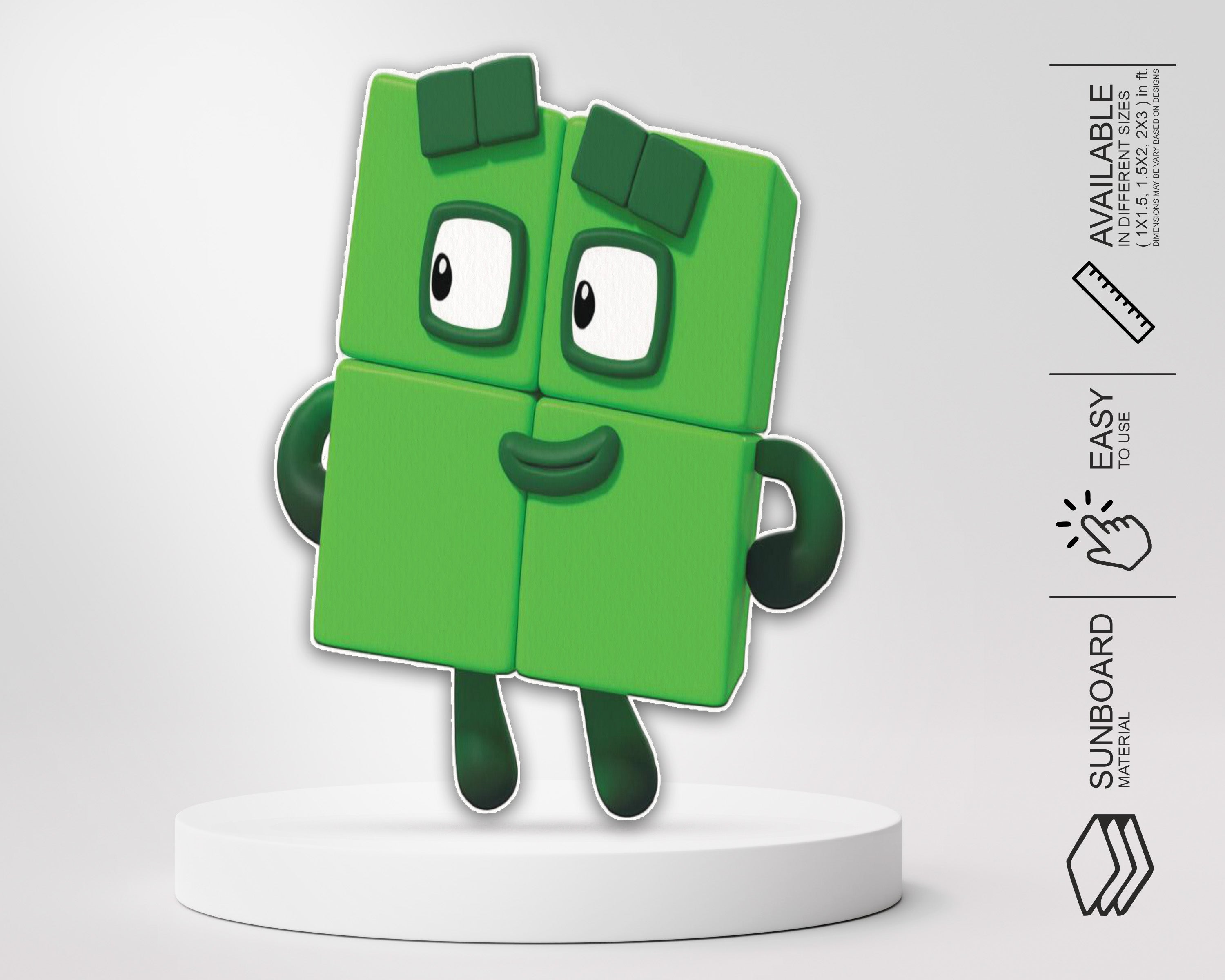 Number Blocks Theme Cutout NBL-04