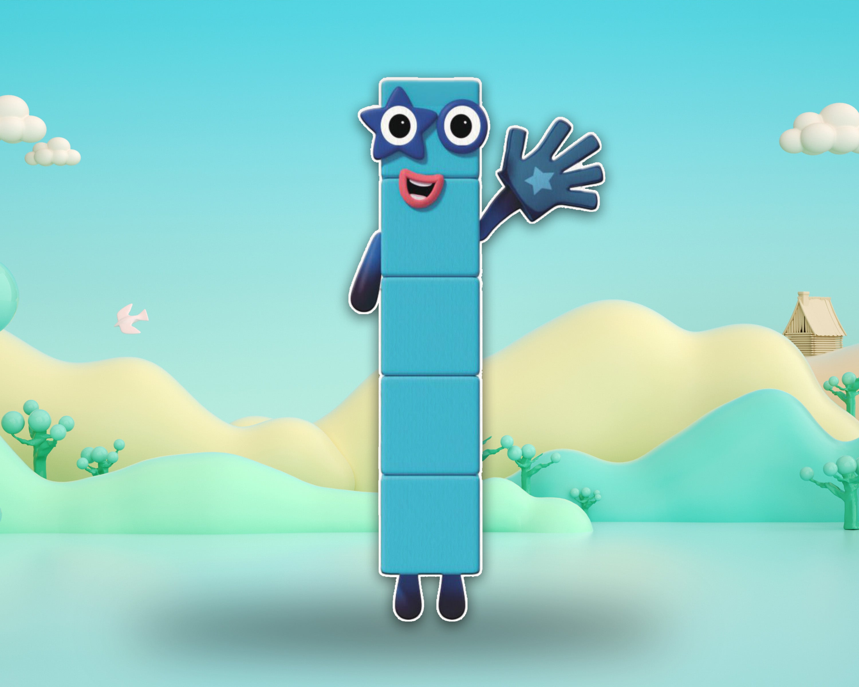 Number Blocks Theme Cutout NBL-05