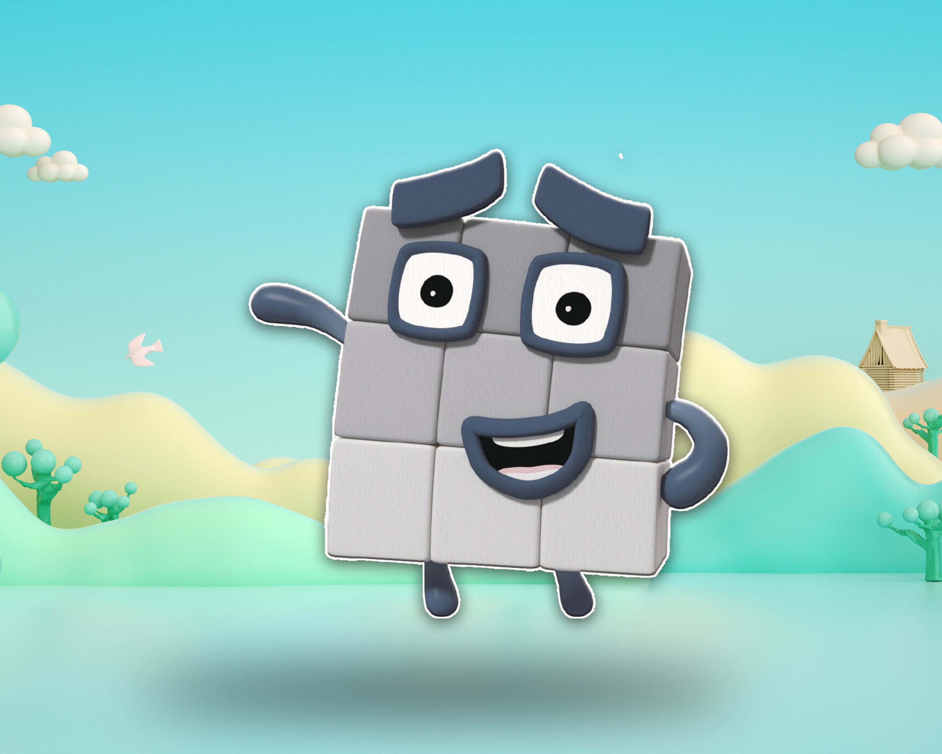 Number Blocks Theme Cutout NBL-09