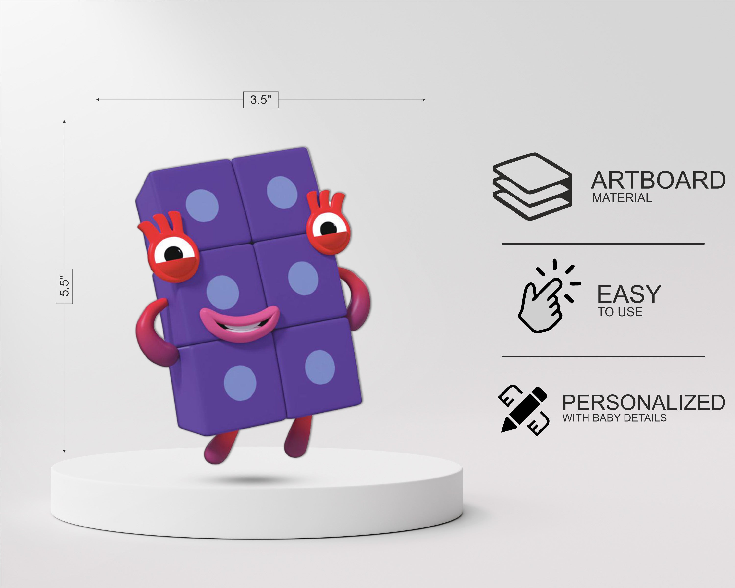 Number Blocks Theme Hanging