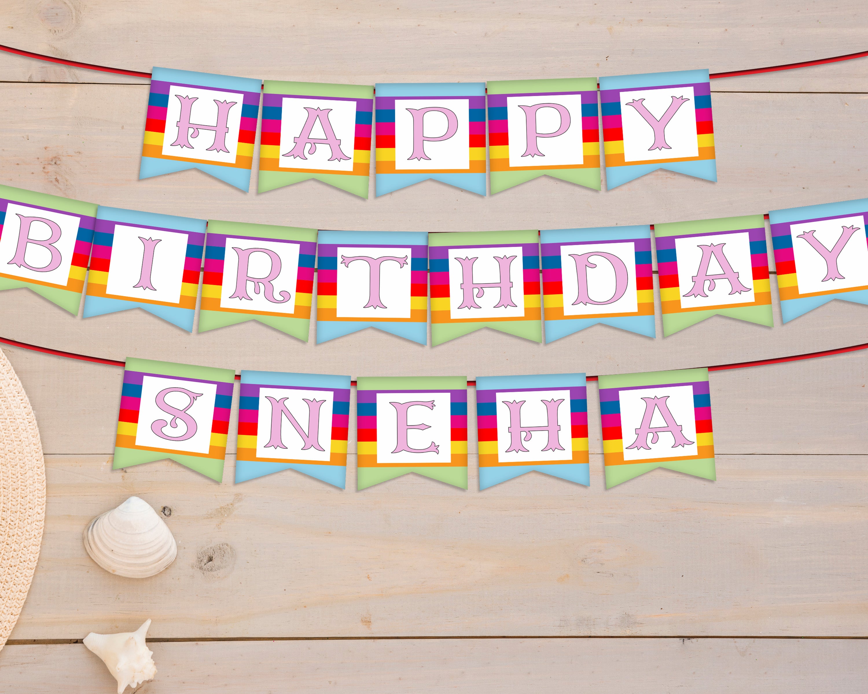 Number Blocks Theme Personalized Hanging