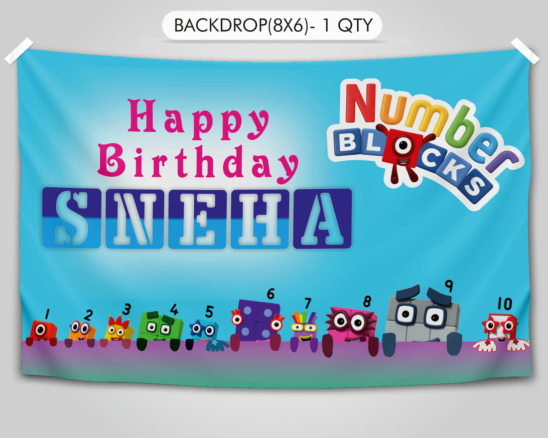 Number Blocks Theme Premium Combo Kit