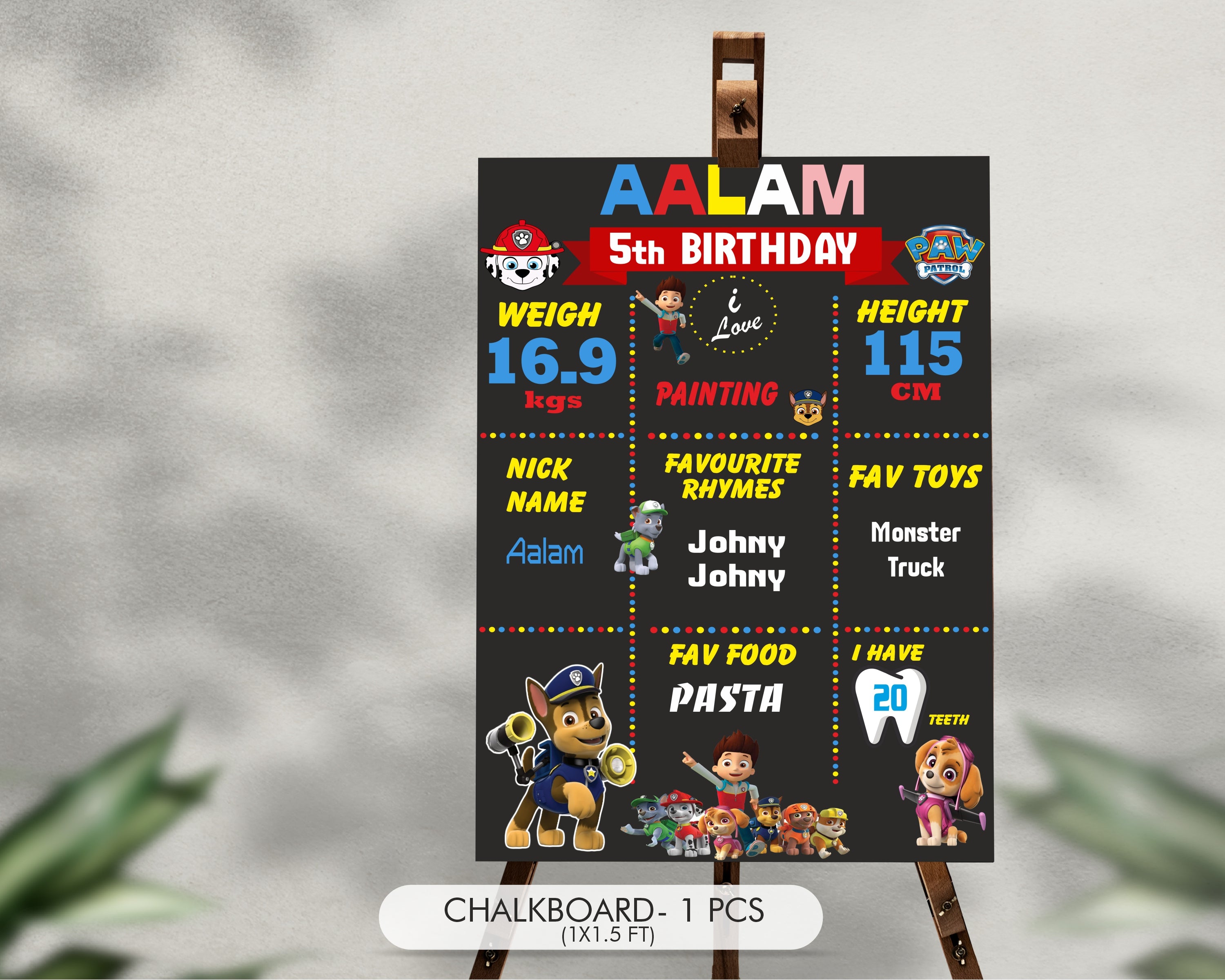 Paw Patrol theme Classic Combo Kit