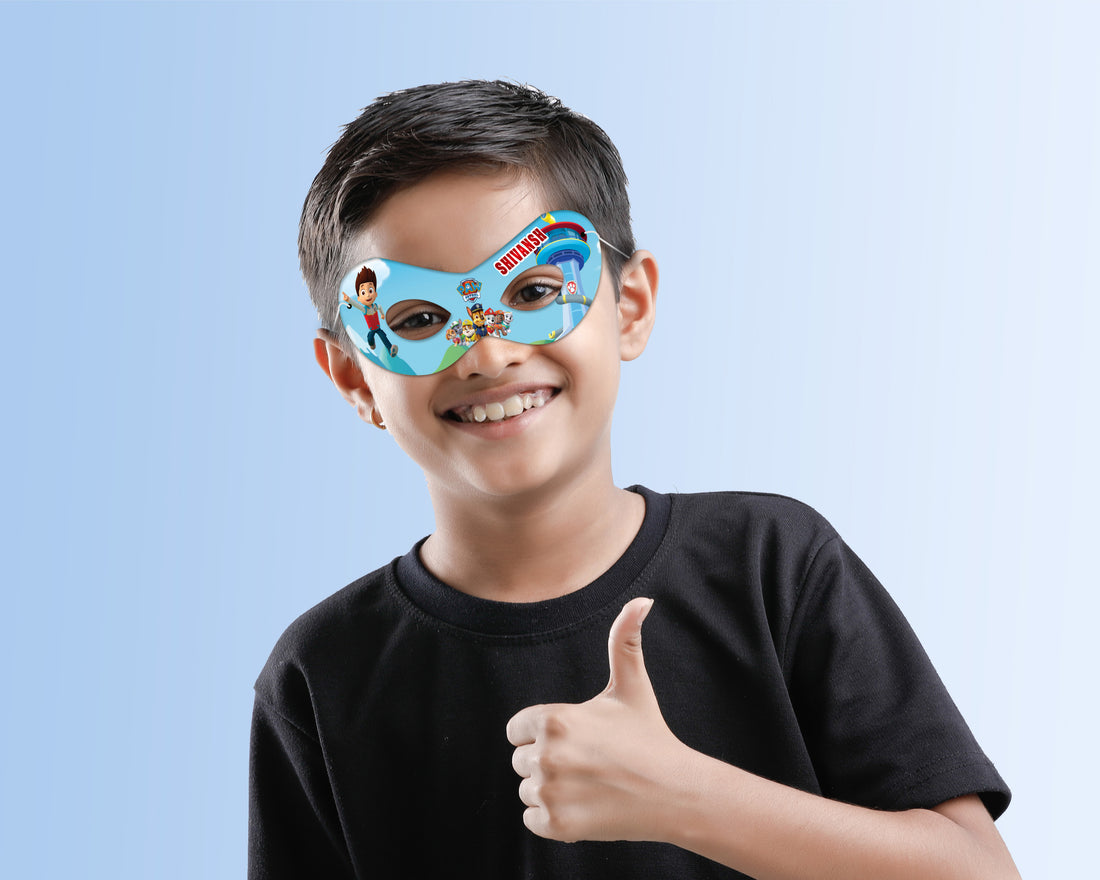 Paw Patrol Theme Customized Eye Mask