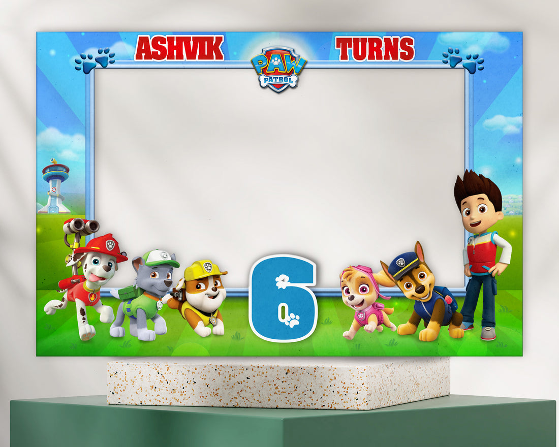 Paw Patrol Theme Photobooth