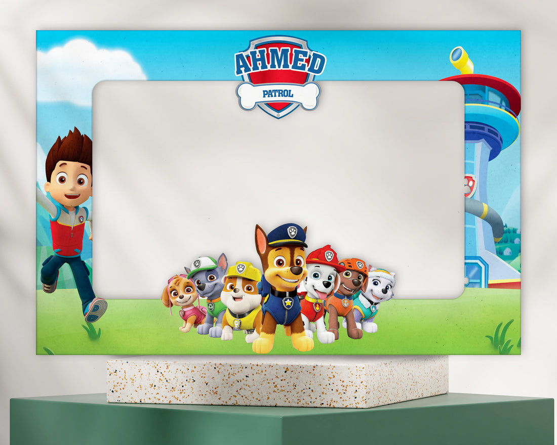 Paw Patrol Theme Personalized Photobooth