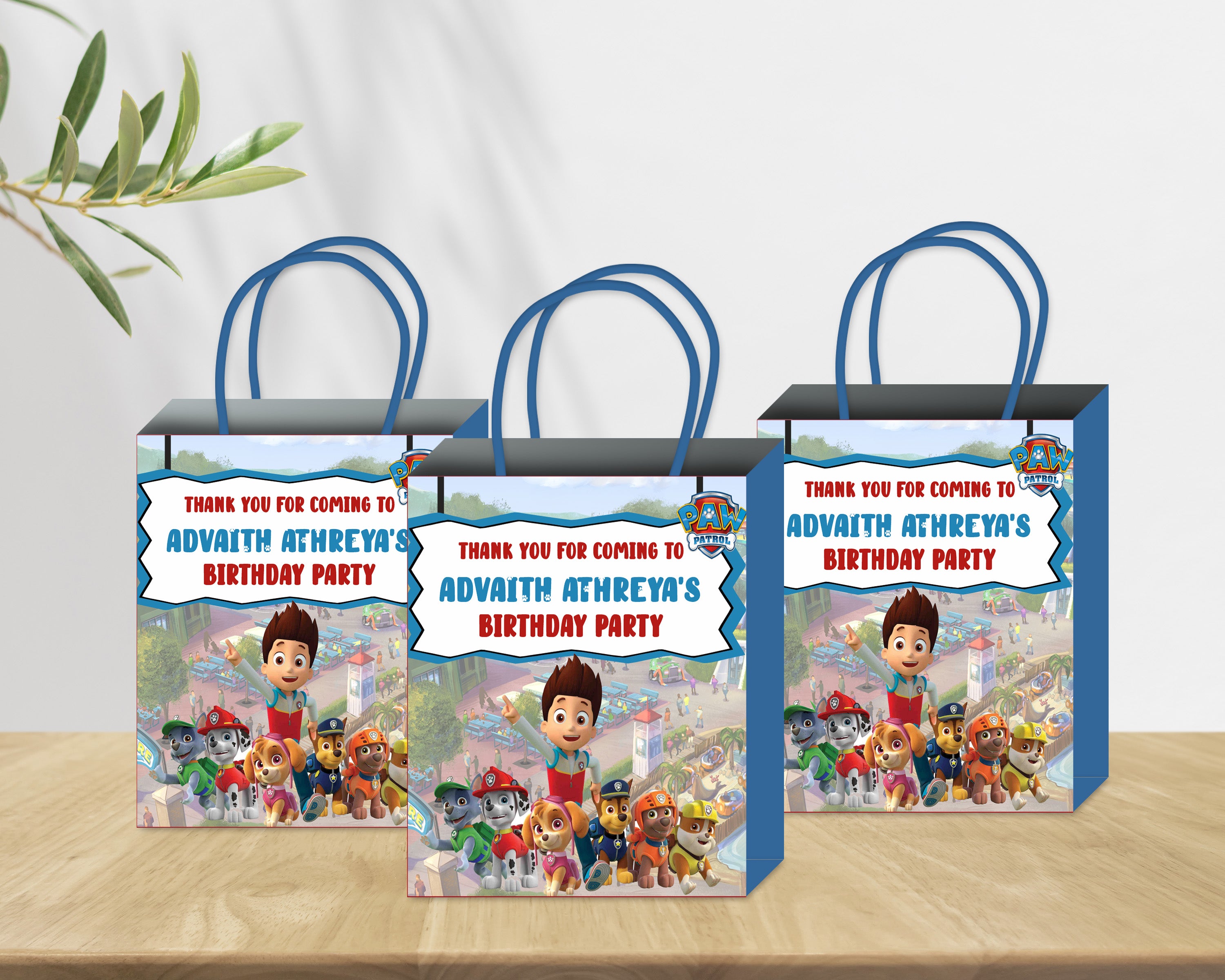 Paw Patrol Theme Return Gift Bag