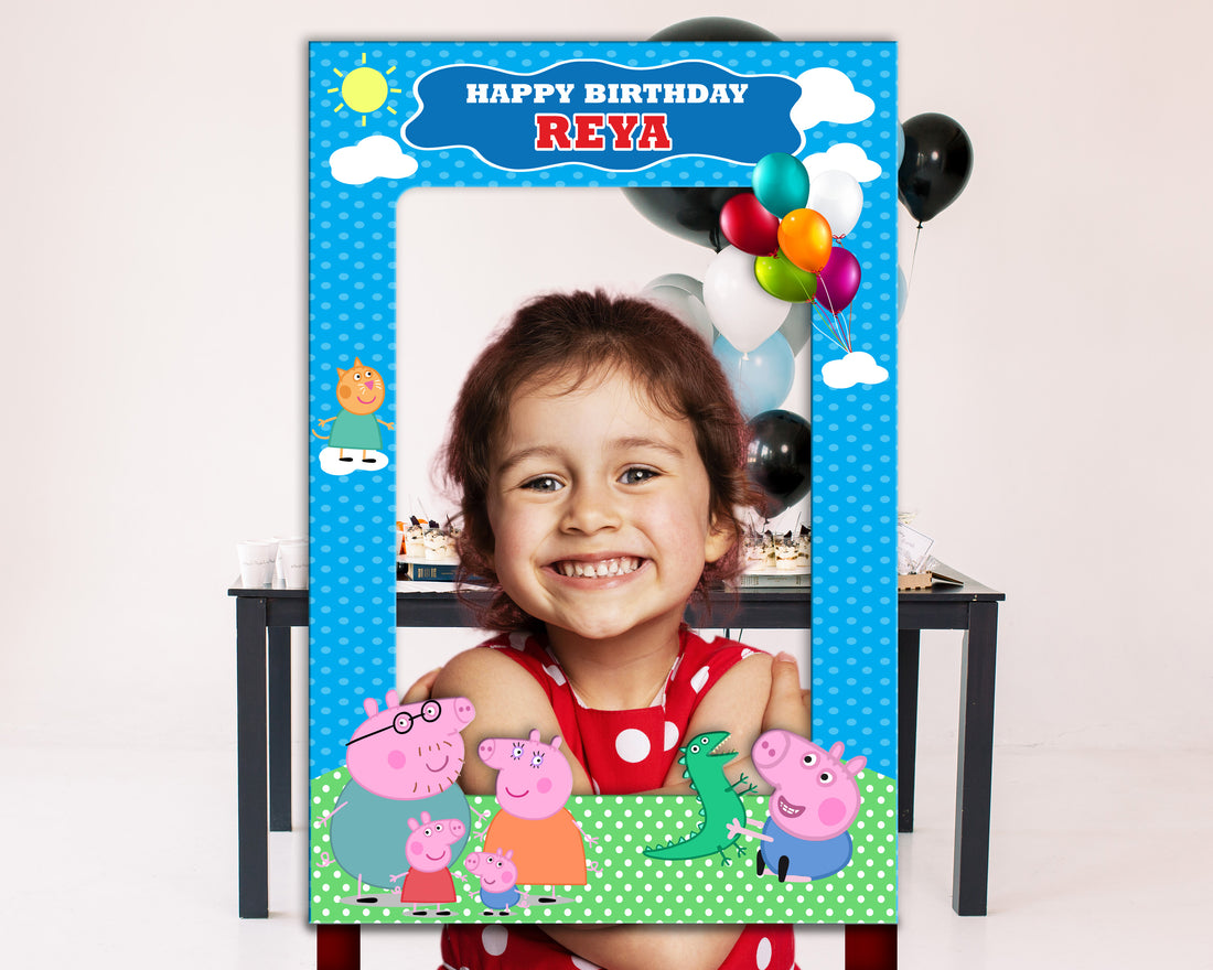 Peppa Pig Theme Customized Photobooth
