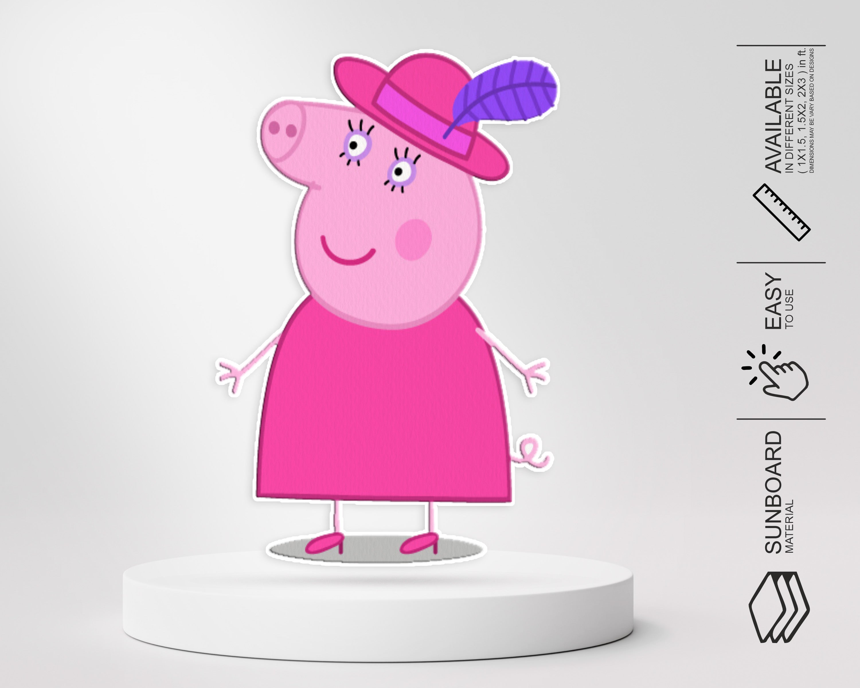 Peppa Pig Theme Cutout PPP-01