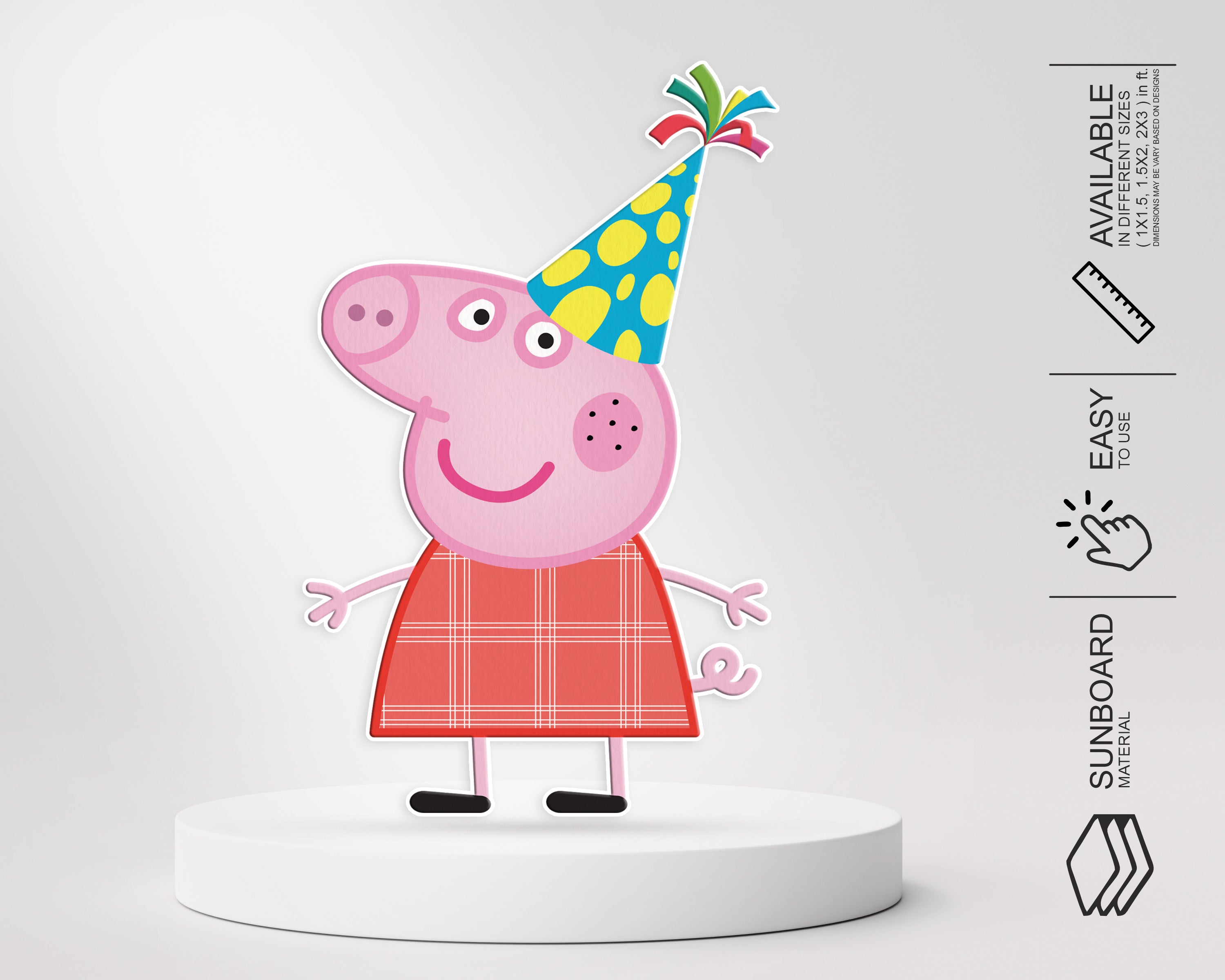 Peppa Pig Theme Cutout PPP-08