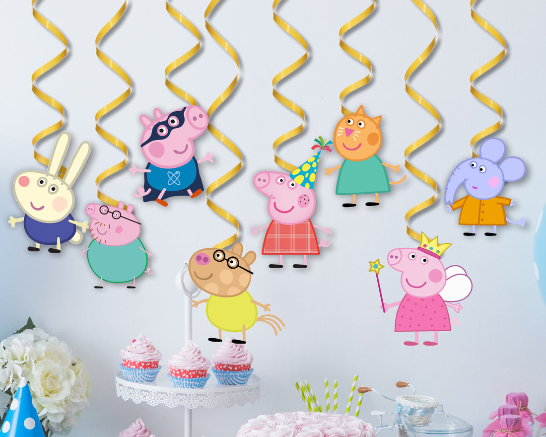 Peppa Pig Theme Swirls