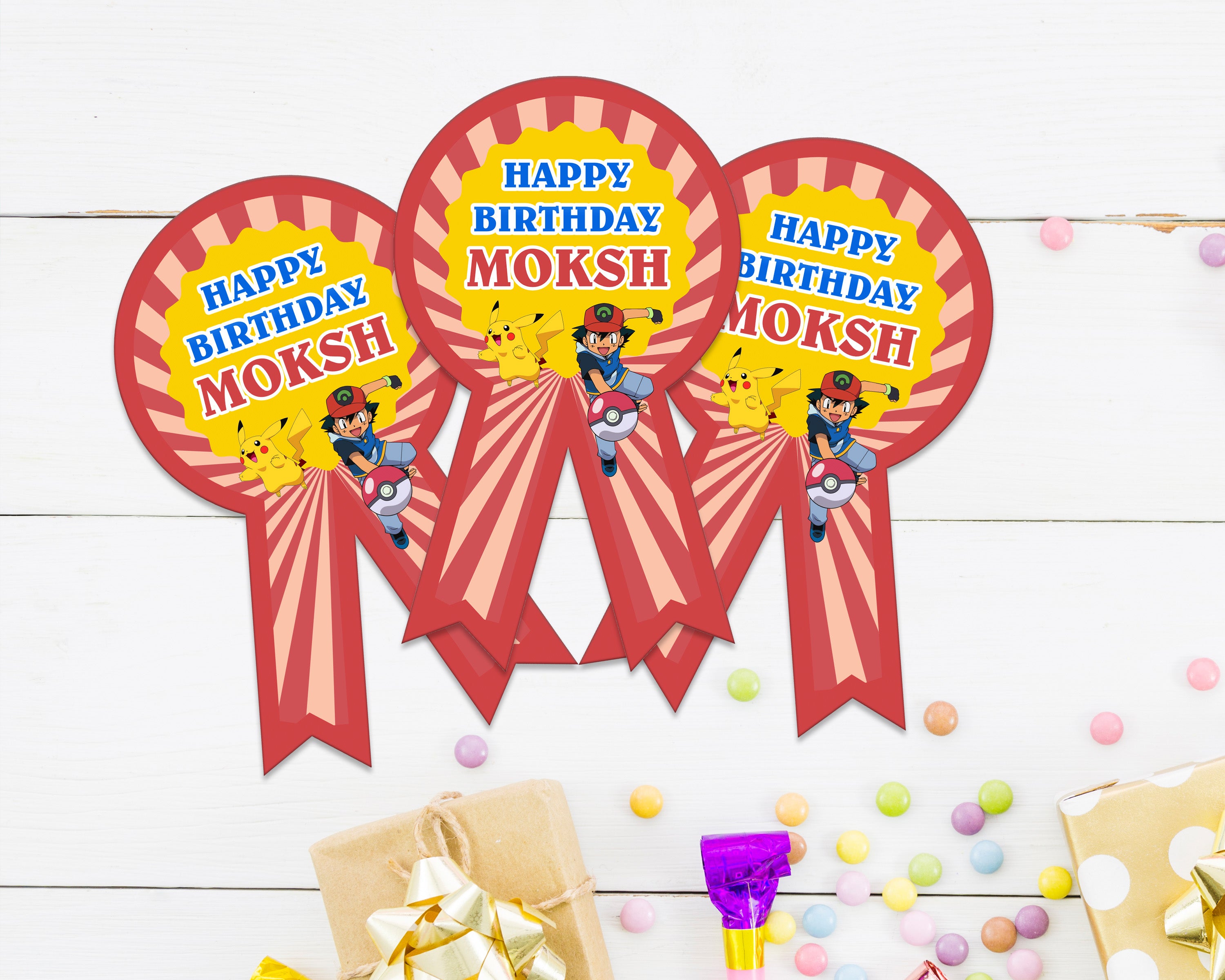 Pokemon Theme badges