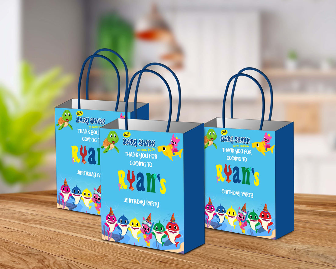 Shark Theme Return Gift Bag