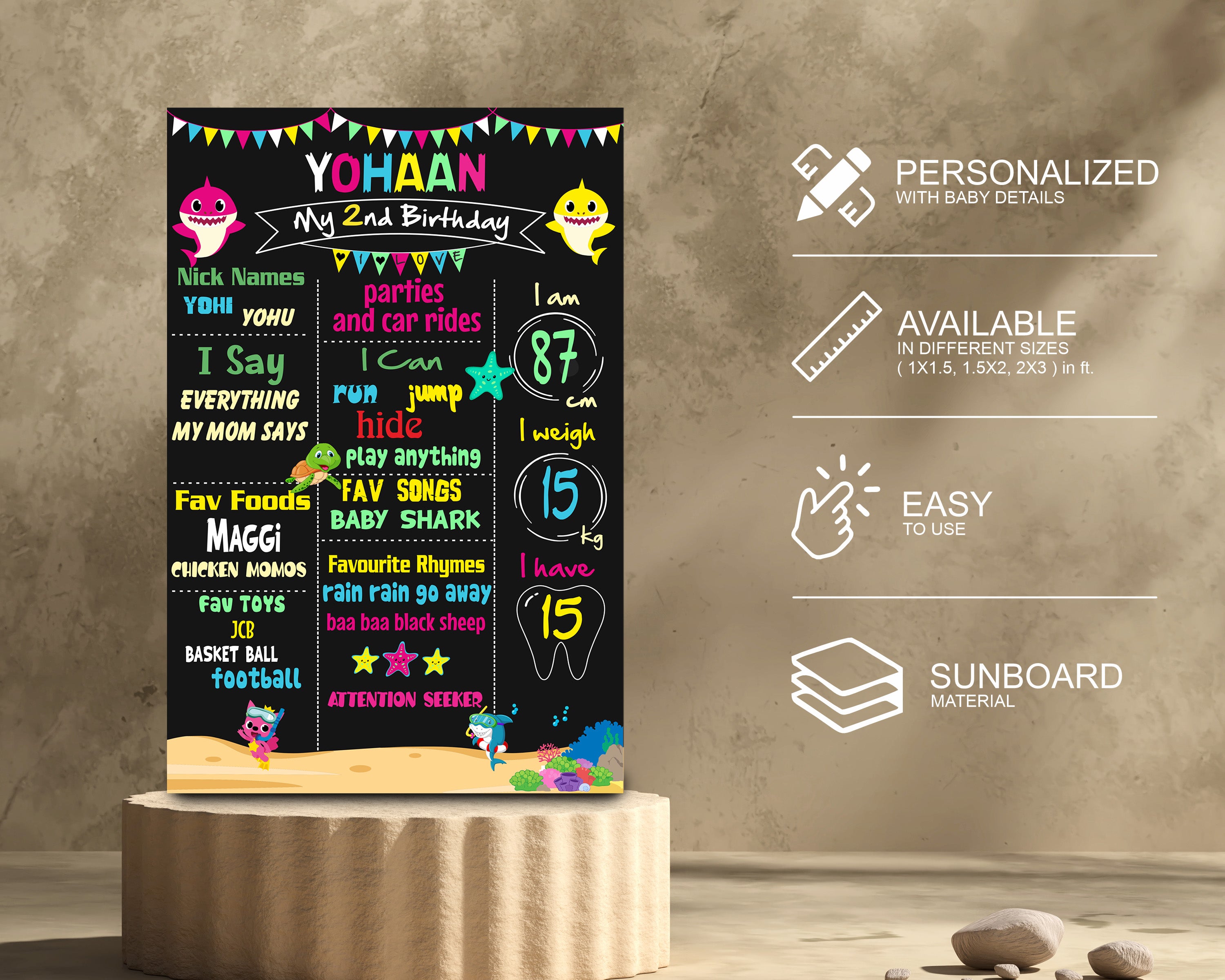 Shark Theme Chalkboard