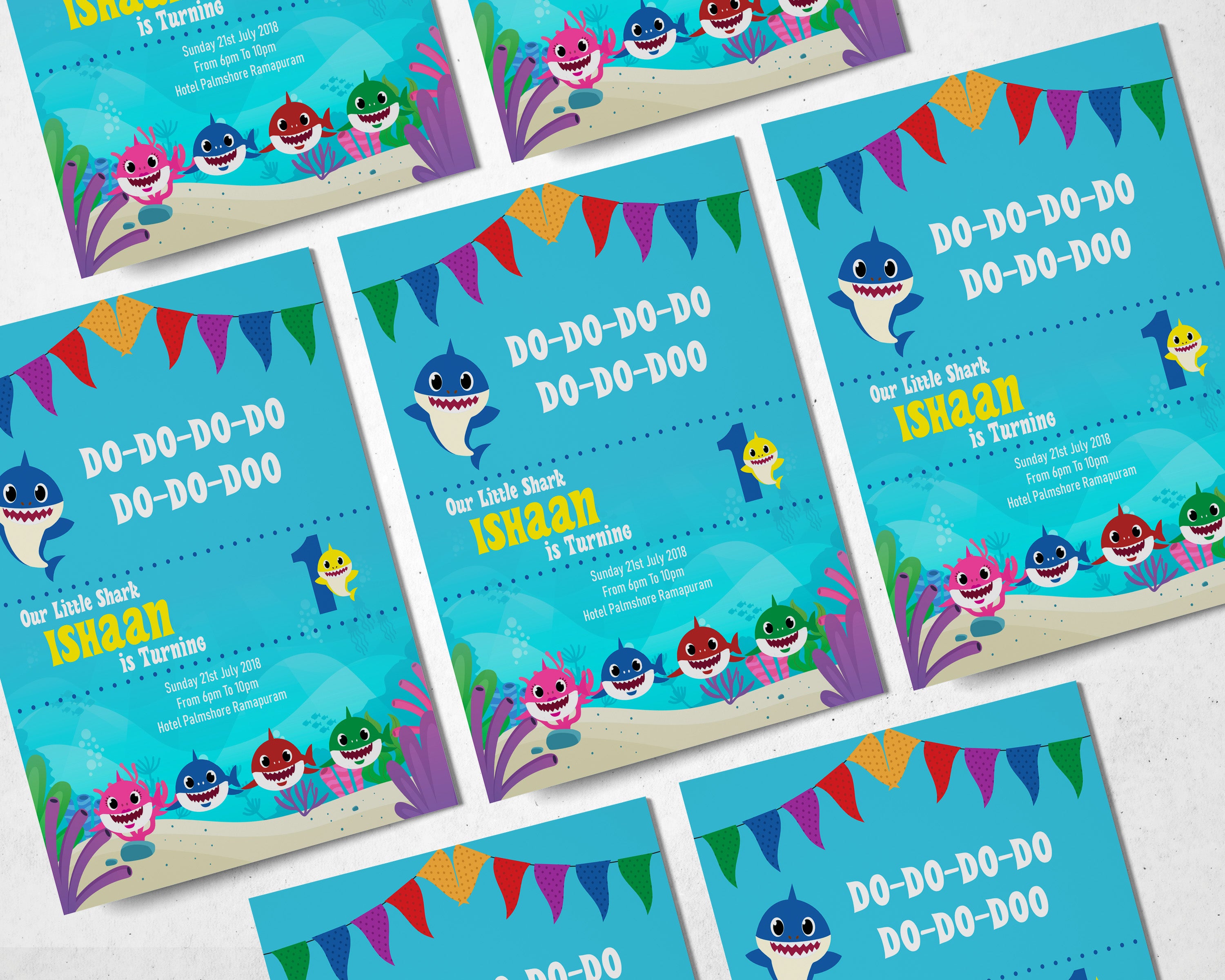Shark Theme Customized Invite