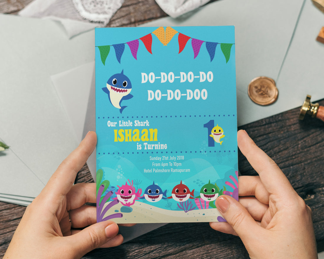 Shark Theme Customized Invite