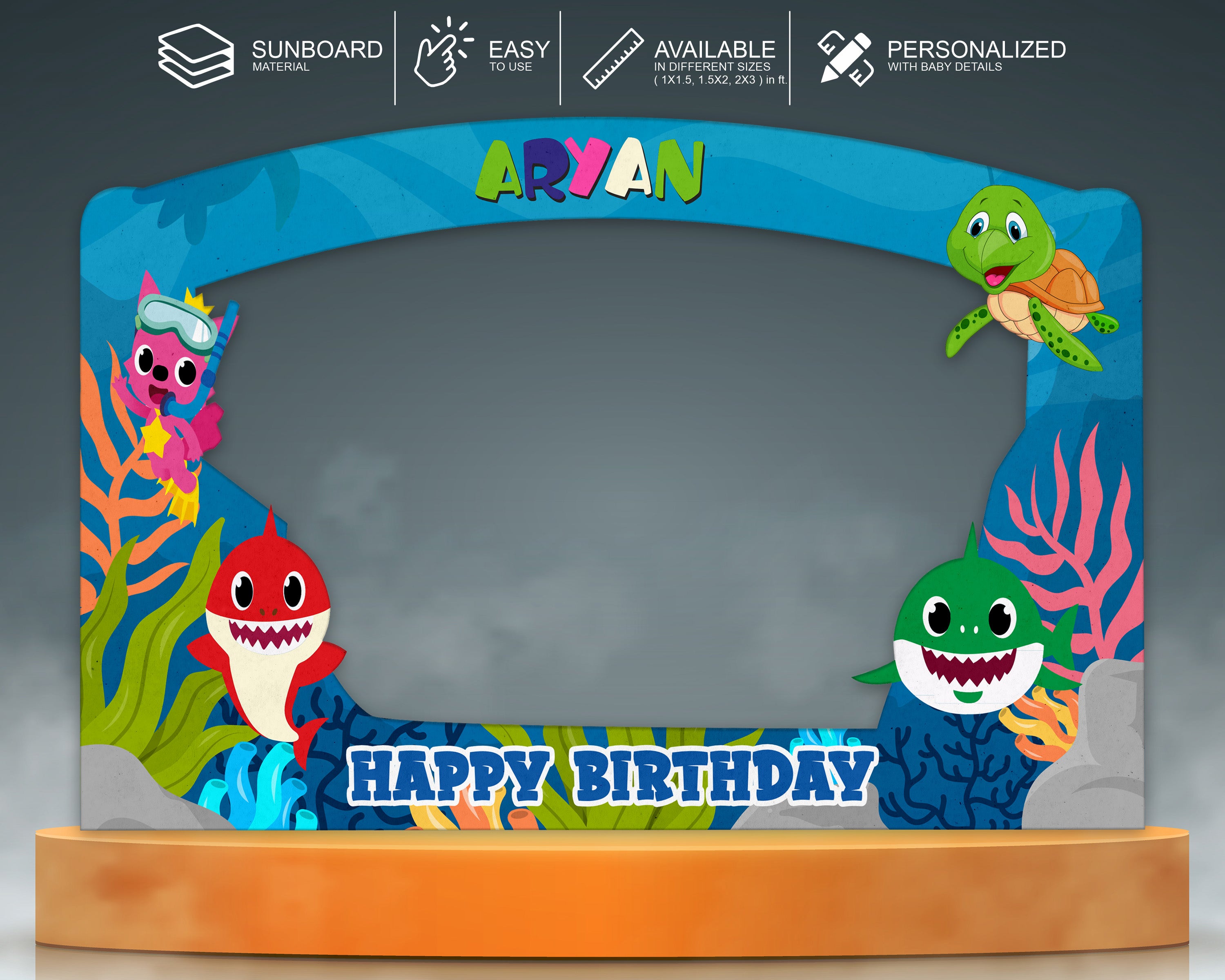 Shark Theme Customized Photobooth