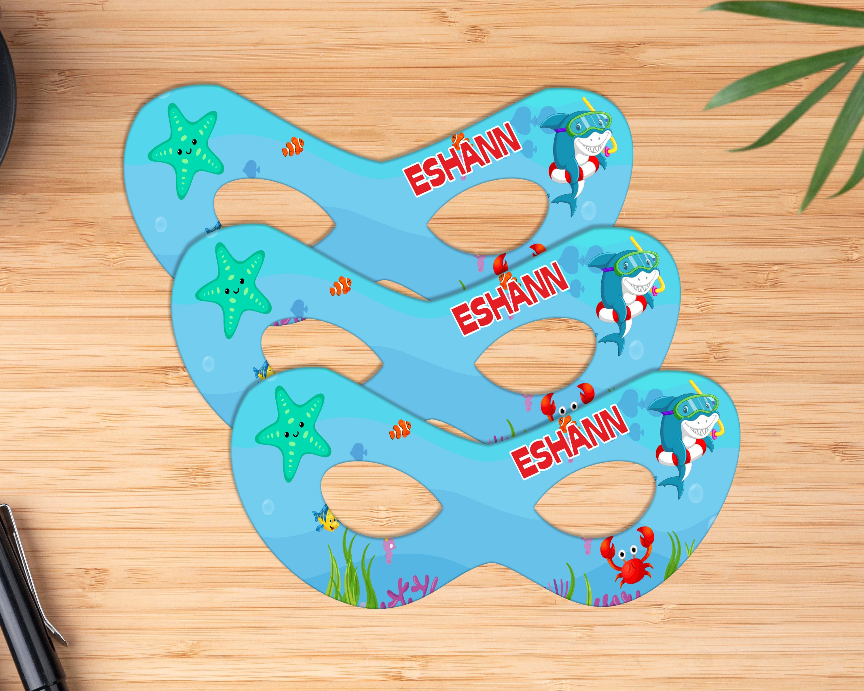 Shark Theme Eye Mask