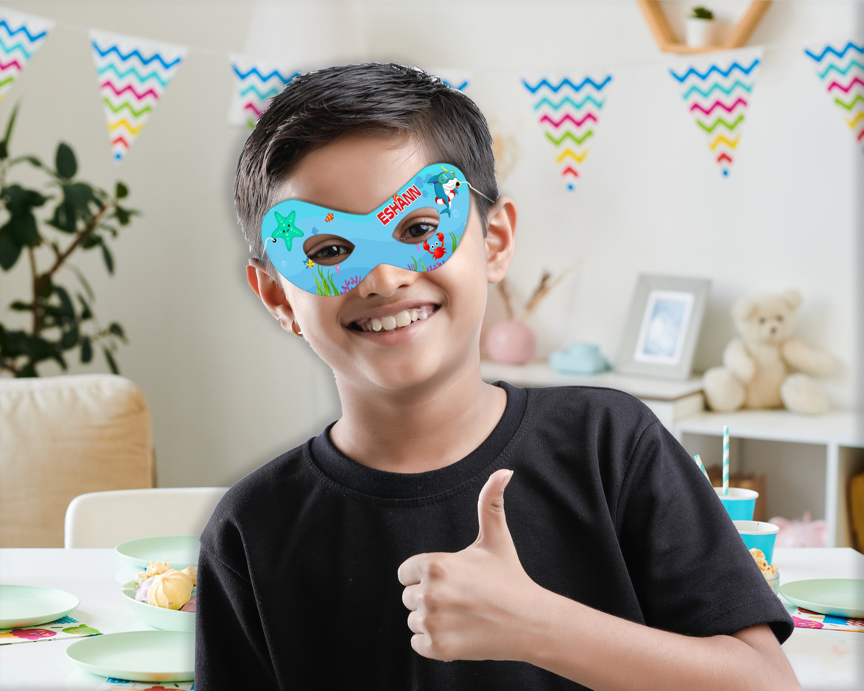 Shark Theme Eye Mask