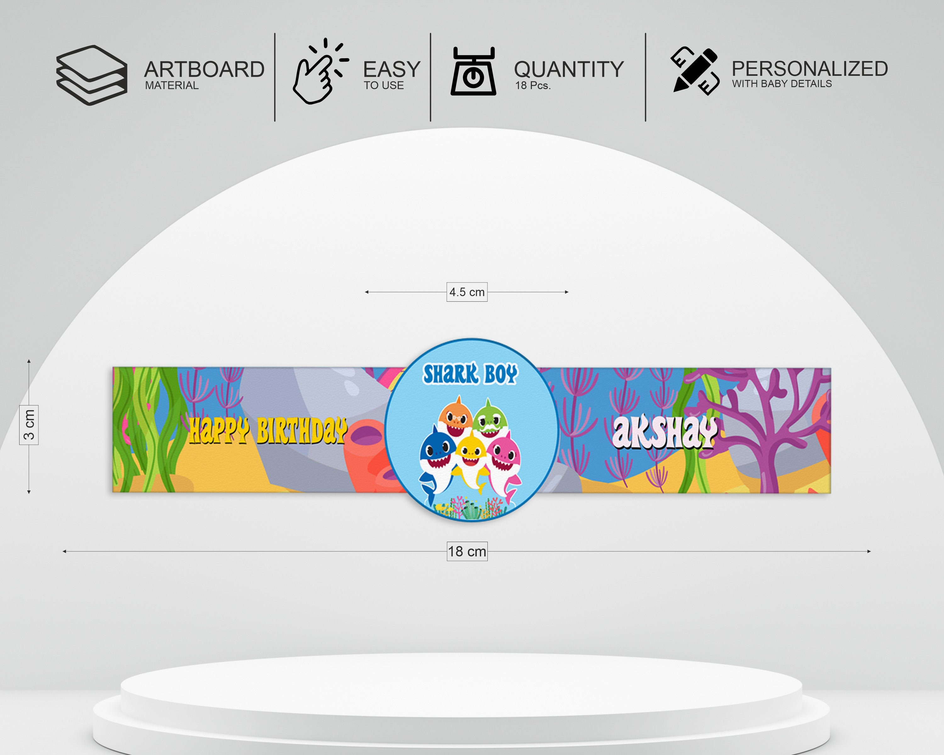 Shark Theme Hand Band