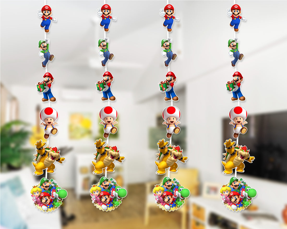Super Mario Theme Characters Dangler