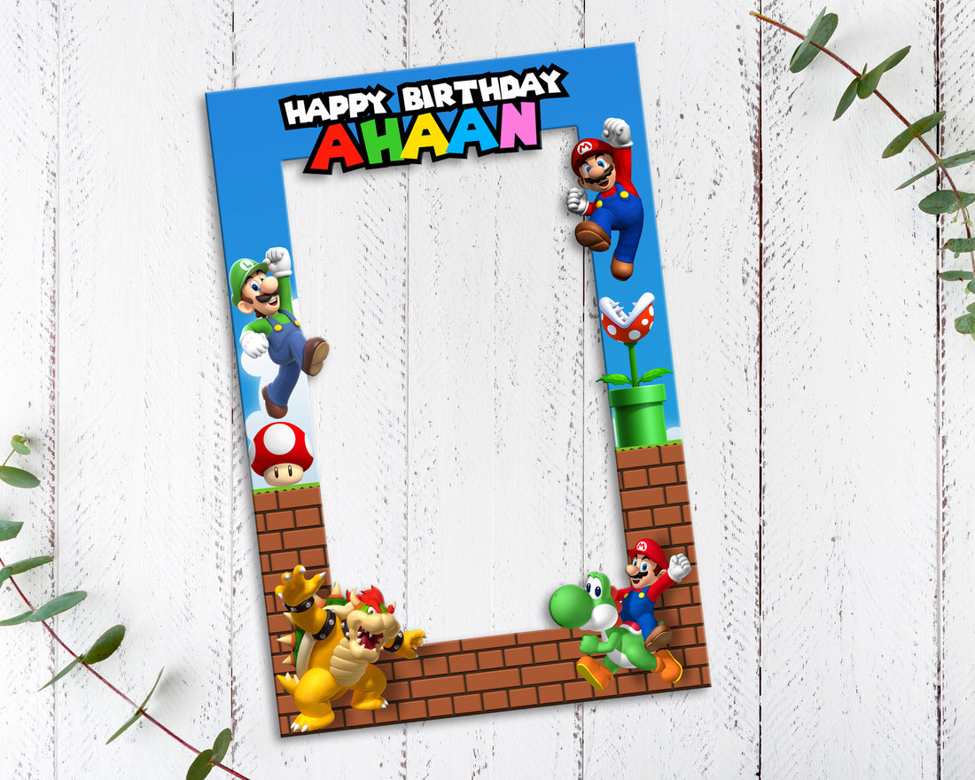 Super Mario Theme Customized PhotoBooth